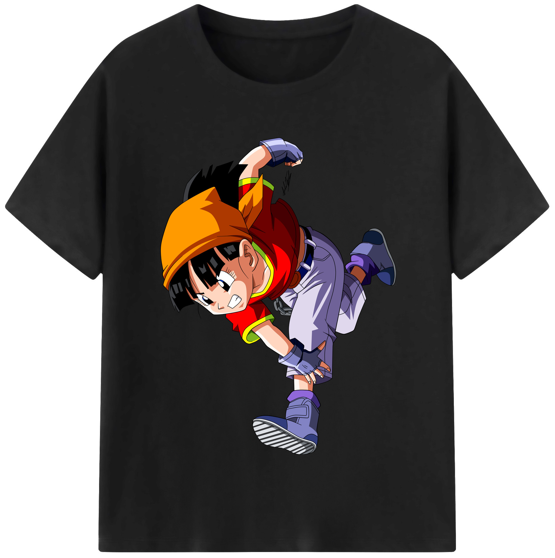 （画像用） ドラゴンボール パン DRAGON BALL Pan 綿100％半袖Tシャツ（フロントプリント）