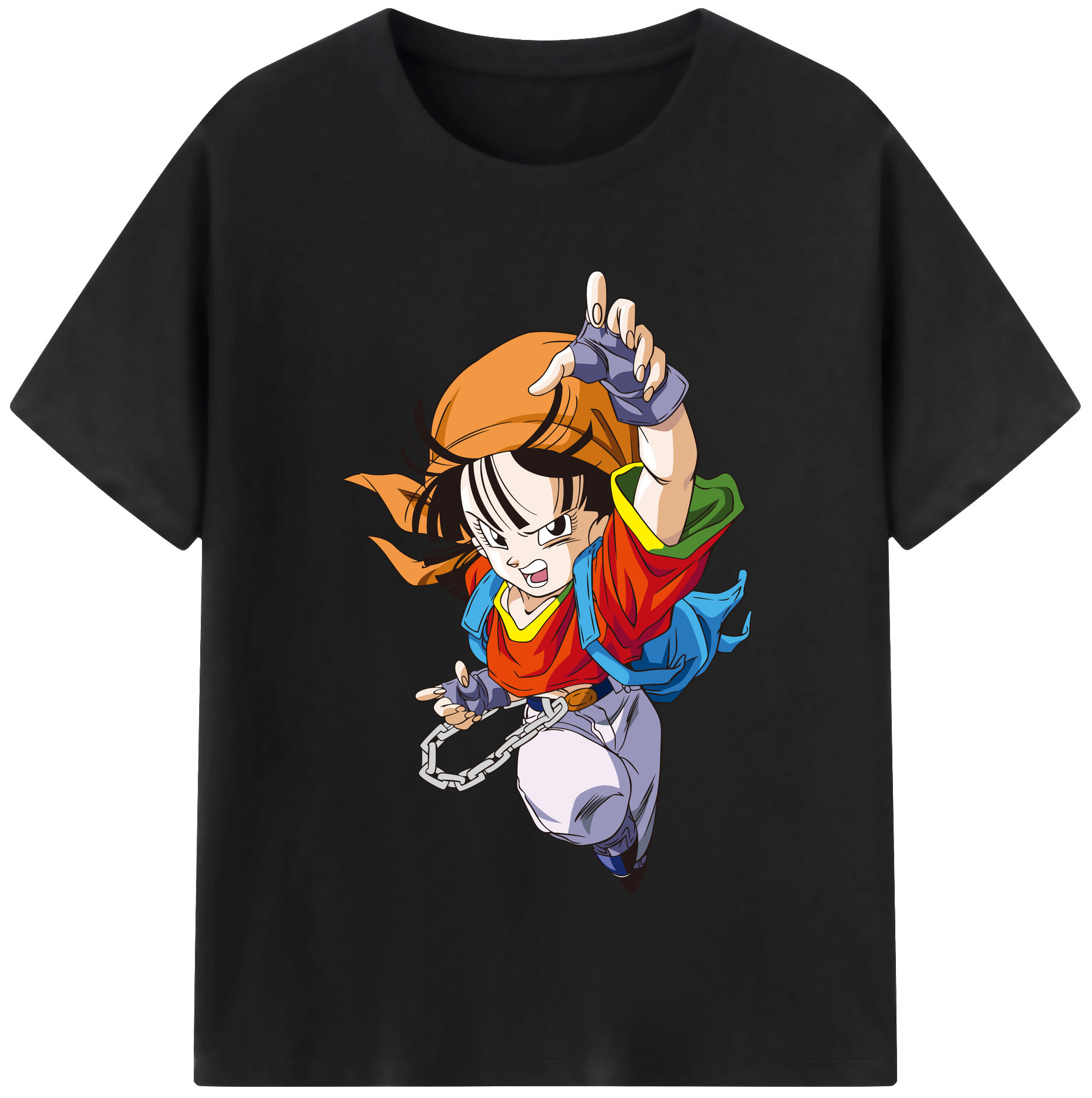 （画像用） ドラゴンボール パン DRAGON BALL Pan 綿100％半袖Tシャツ（フロントプリント）
