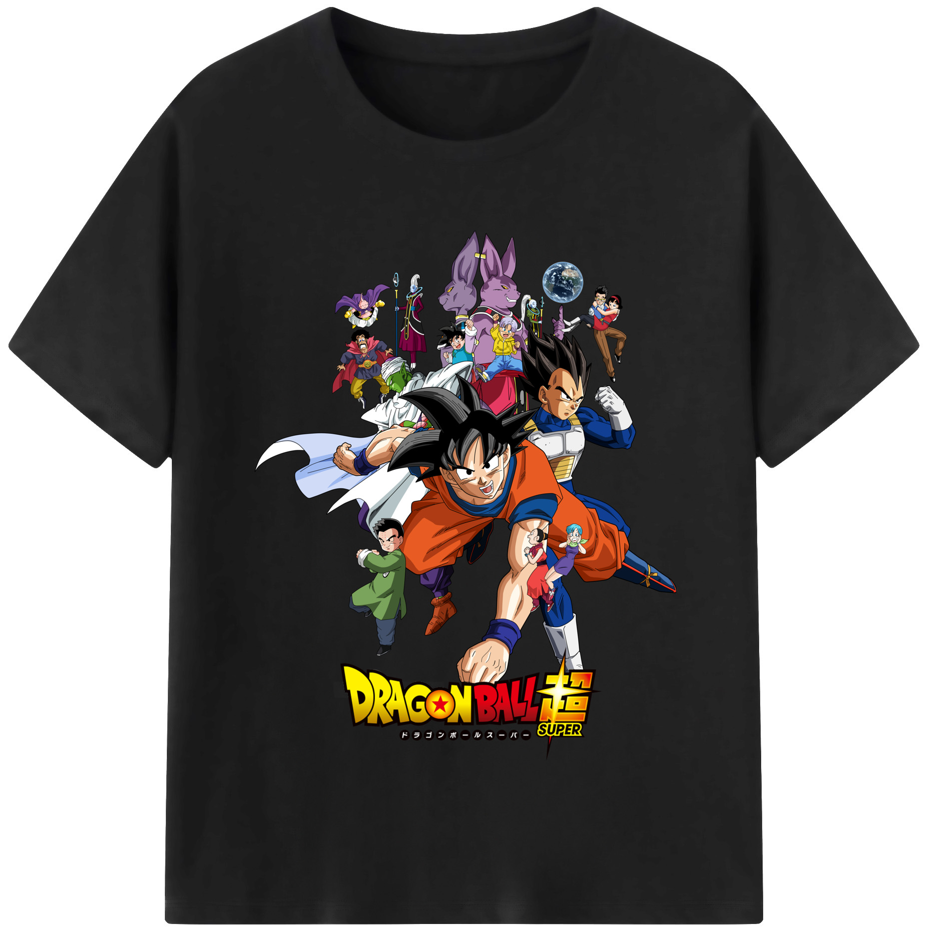 （画像用） ドラゴンボール DRAGON BALL 綿100％半袖Tシャツ（フロントプリント）