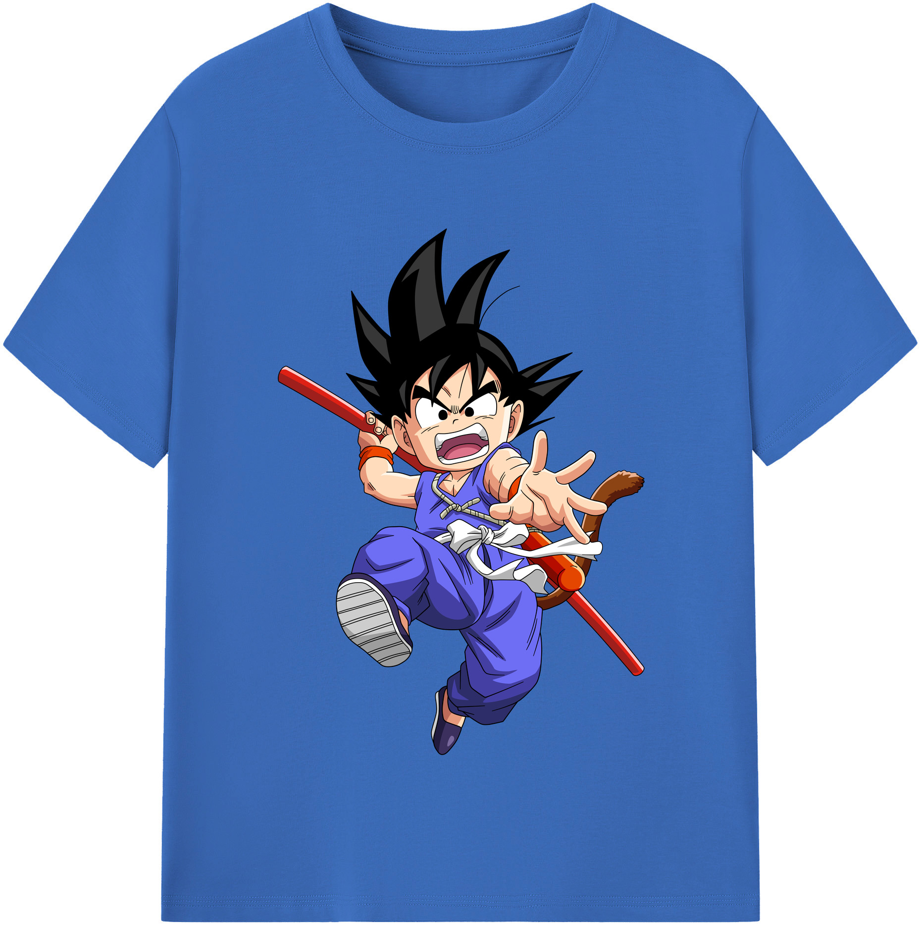 （画像用） ドラゴンボール 孫悟空（そん ごくう）Son Goku カカロット DRAGON BALL Kakarotto 綿100％半袖Tシャツ（フロントプリント）