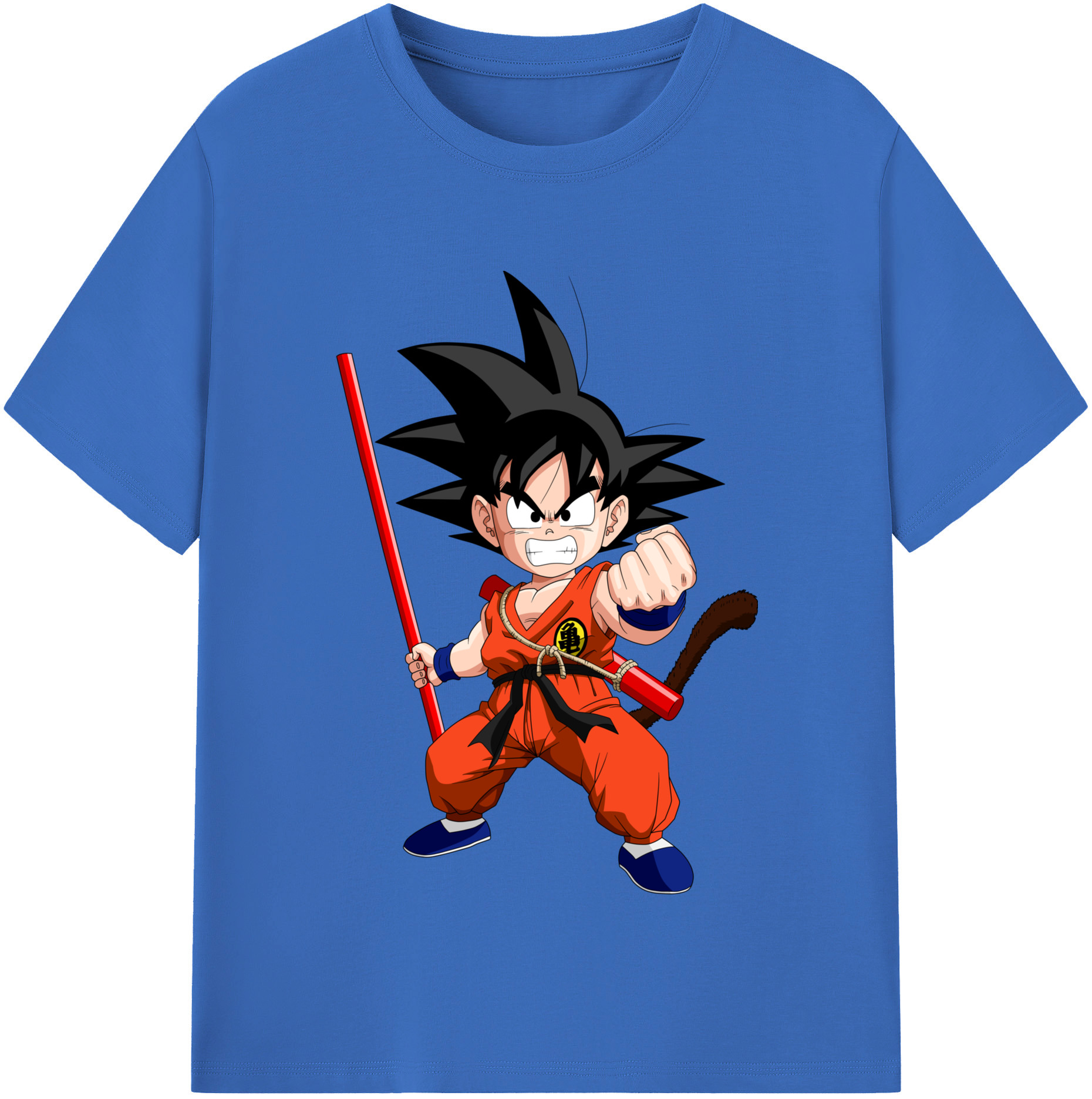 （画像用） ドラゴンボール 孫悟空（そん ごくう）Son Goku カカロット DRAGON BALL Kakarotto 綿100％半袖Tシャツ（フロントプリント）