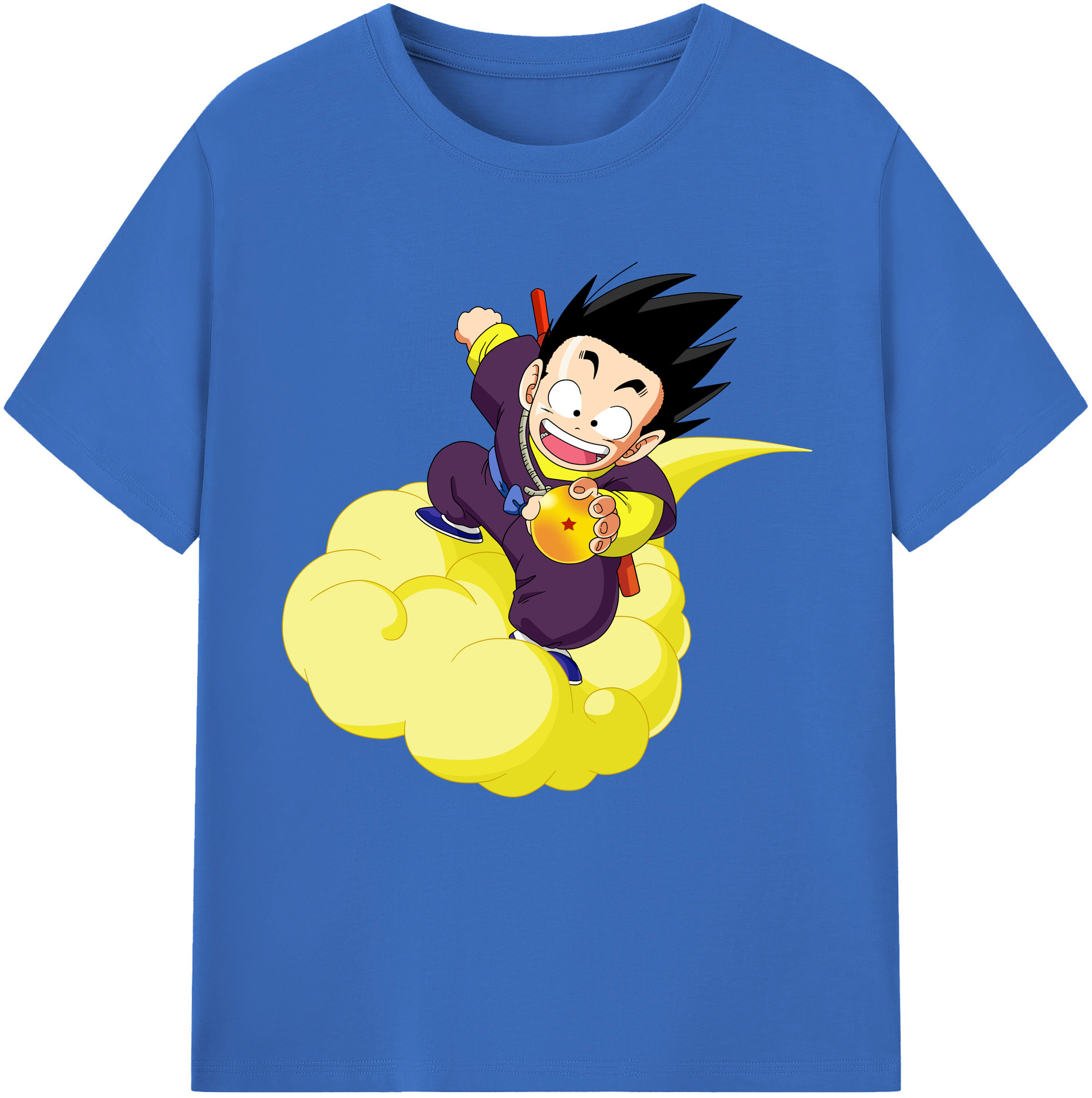 （画像用） ドラゴンボール 孫悟空（そん ごくう）Son Goku カカロット DRAGON BALL Kakarotto 綿100％半袖Tシャツ（フロントプリント）