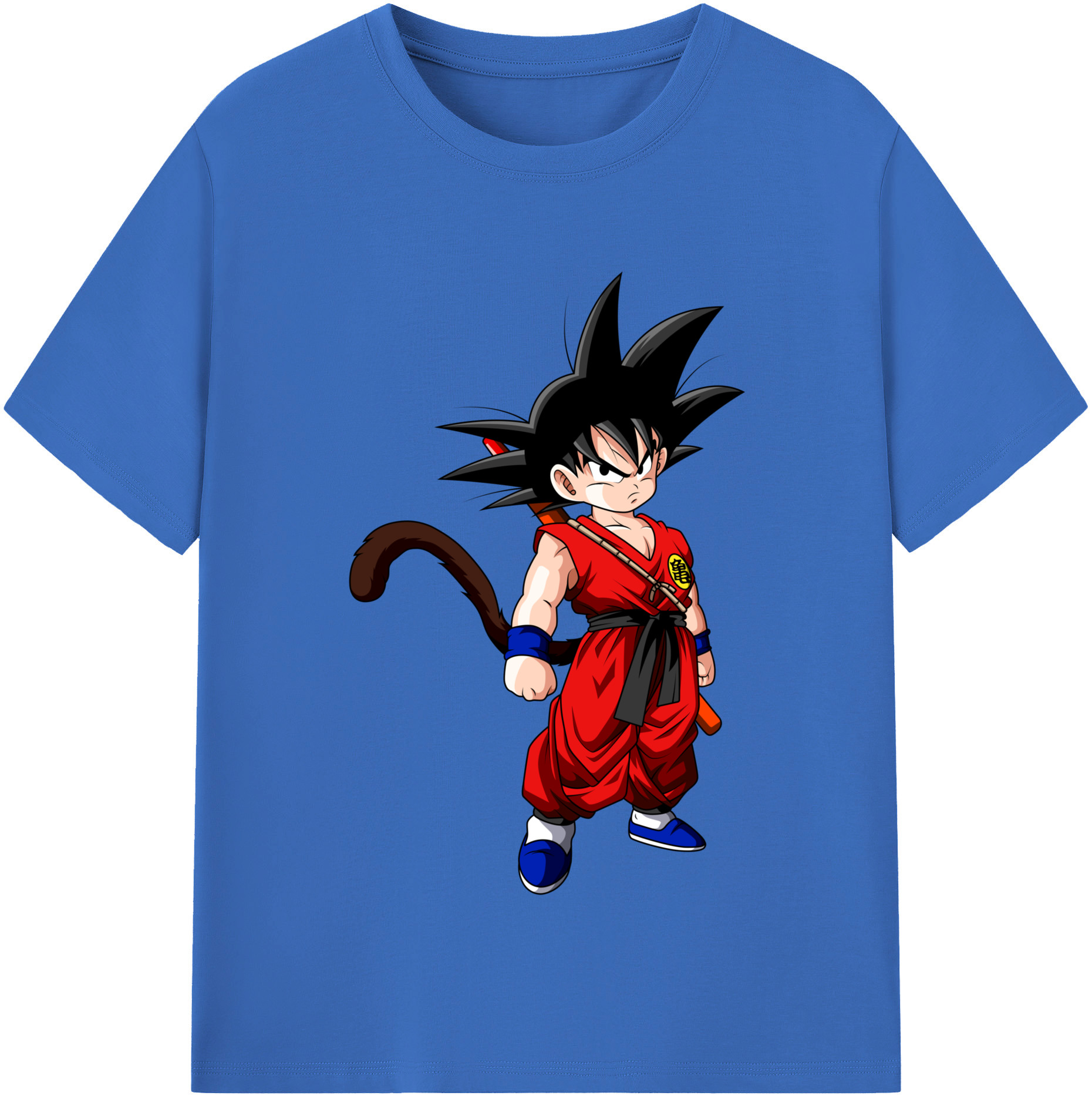 （画像用） ドラゴンボール 孫悟空（そん ごくう）Son Goku カカロット DRAGON BALL Kakarotto 綿100％半袖Tシャツ（フロントプリント）