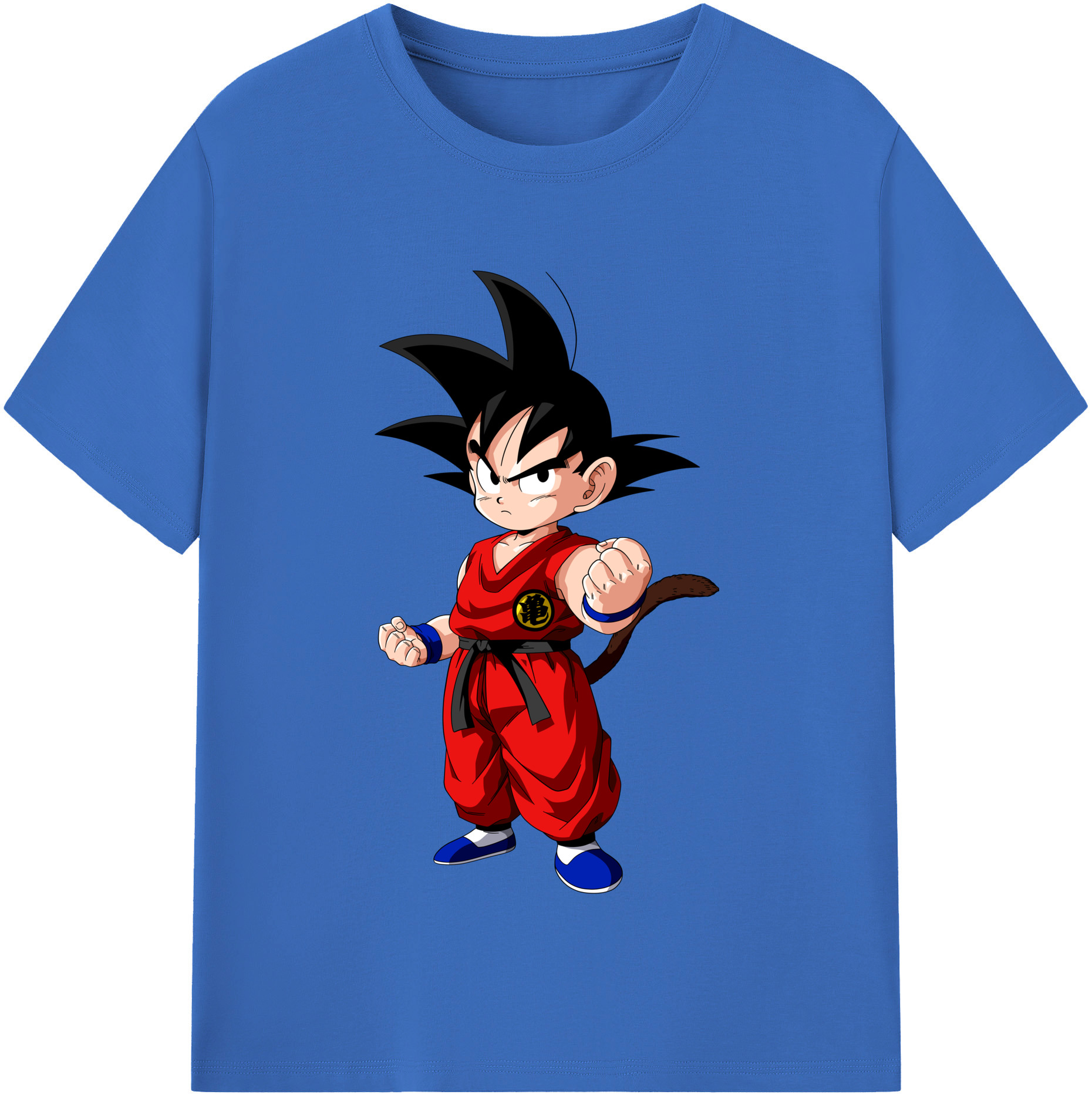 （画像用） ドラゴンボール 孫悟空（そん ごくう）Son Goku カカロット DRAGON BALL Kakarotto 綿100％半袖Tシャツ（フロントプリント）