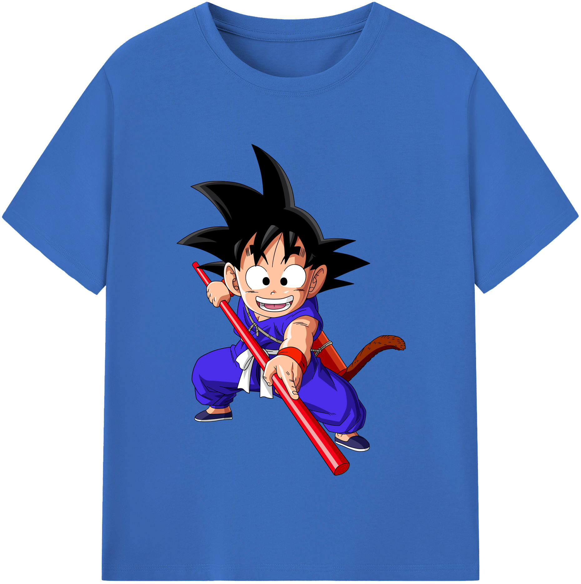 （画像用） ドラゴンボール 孫悟空（そん ごくう）Son Goku カカロット DRAGON BALL Kakarotto 綿100％半袖Tシャツ（フロントプリント）