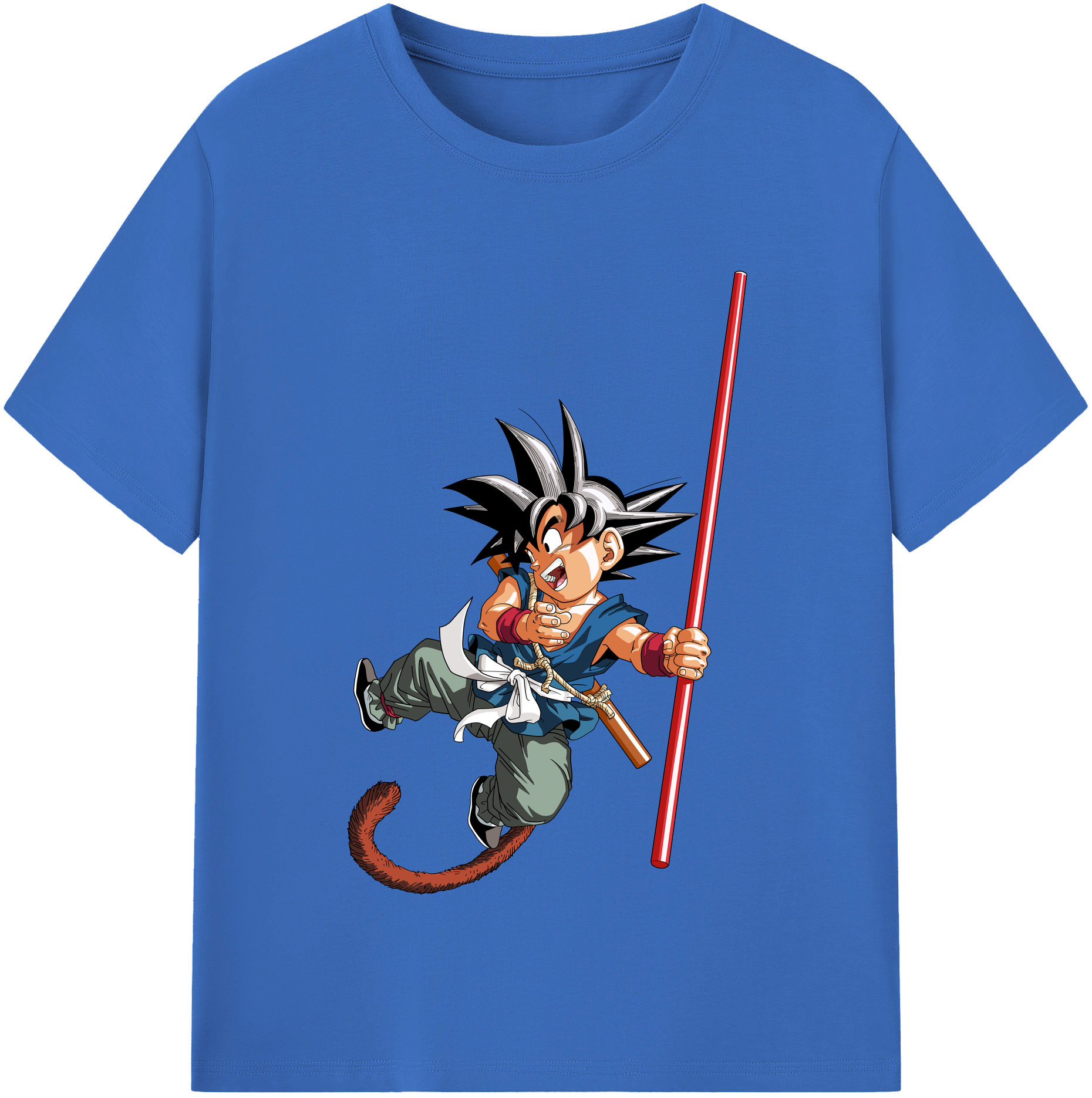 （画像用） ドラゴンボール 孫悟空（そん ごくう）Son Goku カカロット DRAGON BALL Kakarotto 綿100％半袖Tシャツ（フロントプリント）