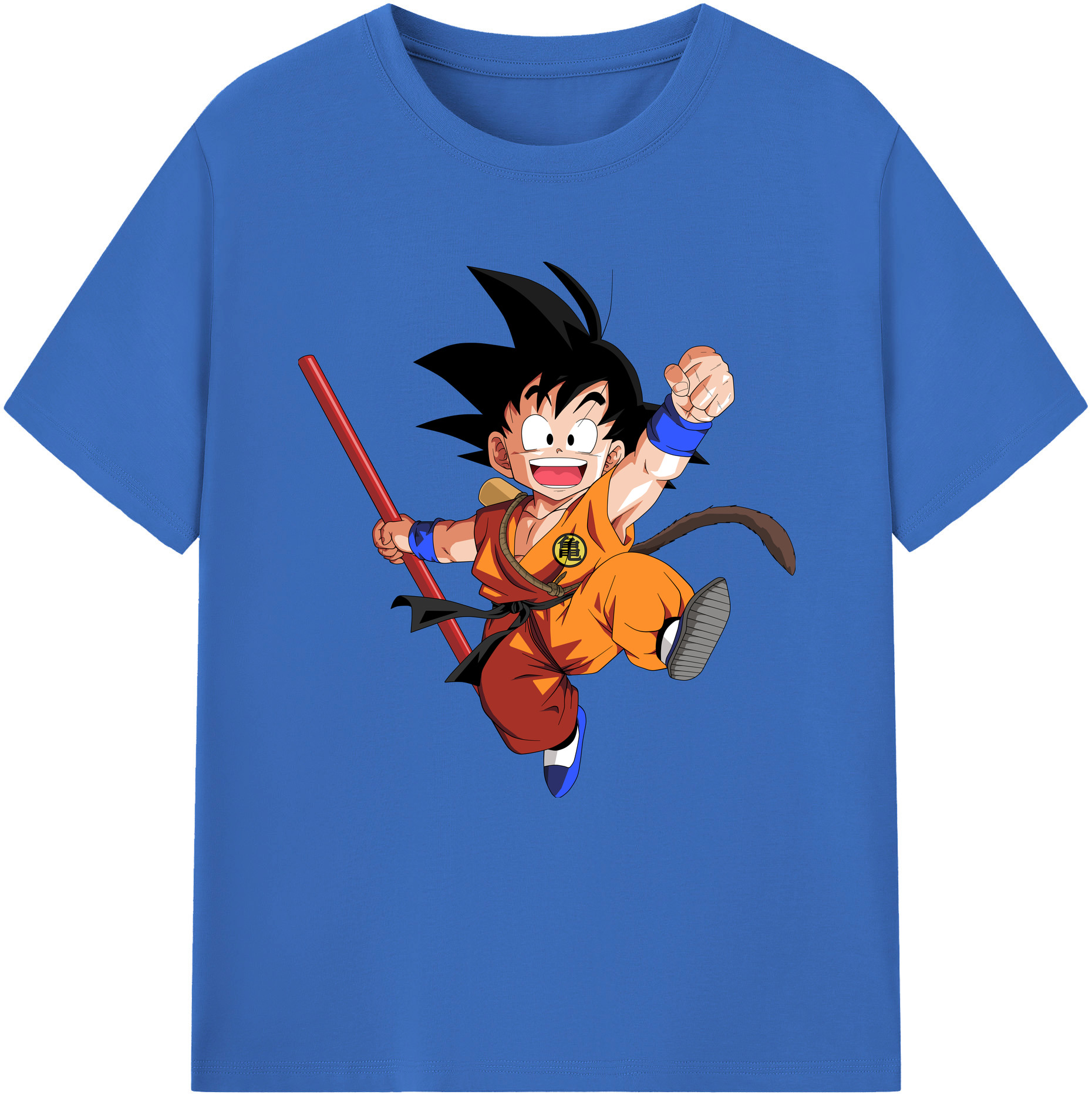 （画像用） ドラゴンボール 孫悟空（そん ごくう）Son Goku カカロット DRAGON BALL Kakarotto 綿100％半袖Tシャツ（フロントプリント）