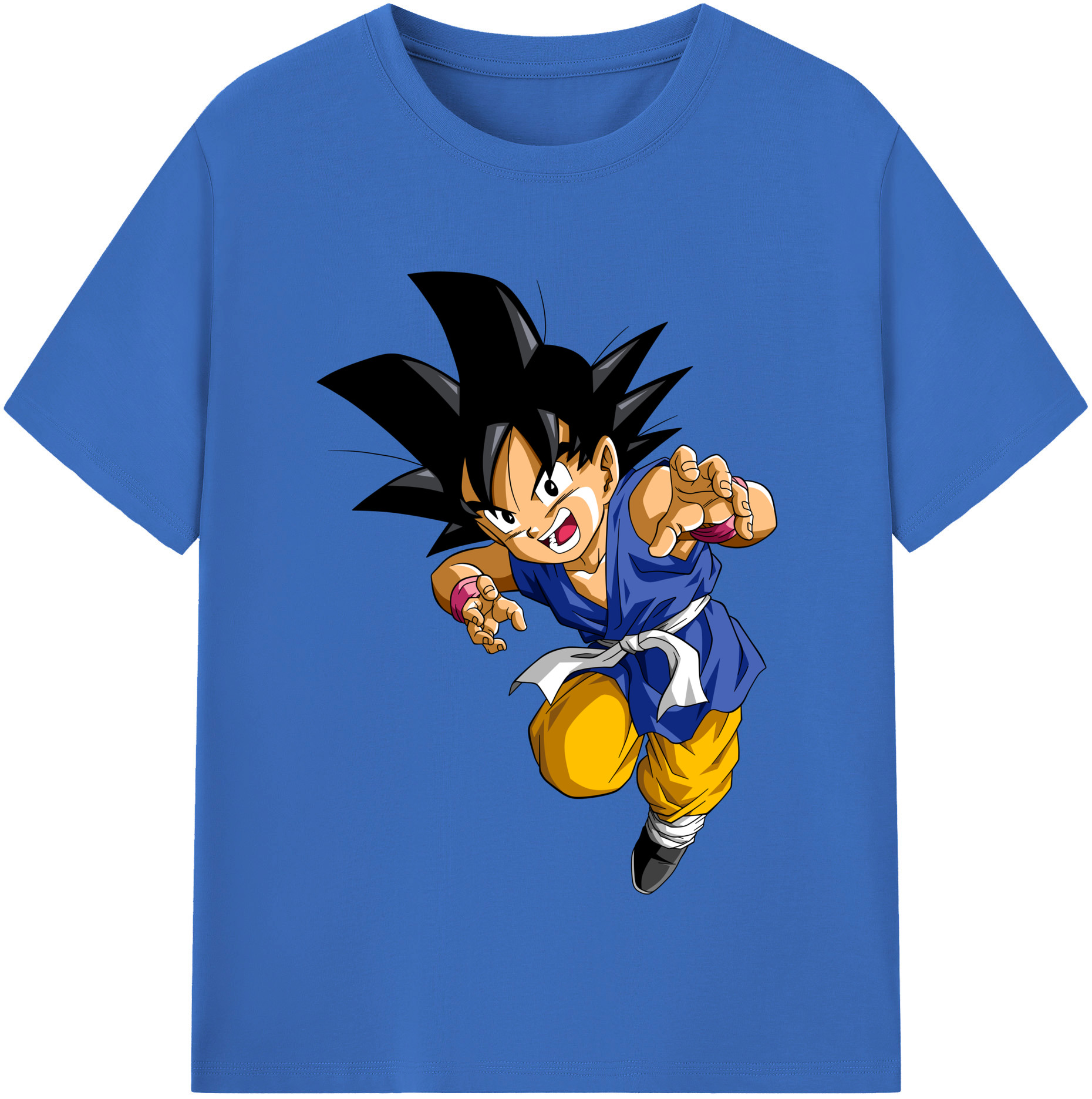 （画像用） ドラゴンボール 孫悟空（そん ごくう）Son Goku カカロット DRAGON BALL Kakarotto 綿100％半袖Tシャツ（フロントプリント）