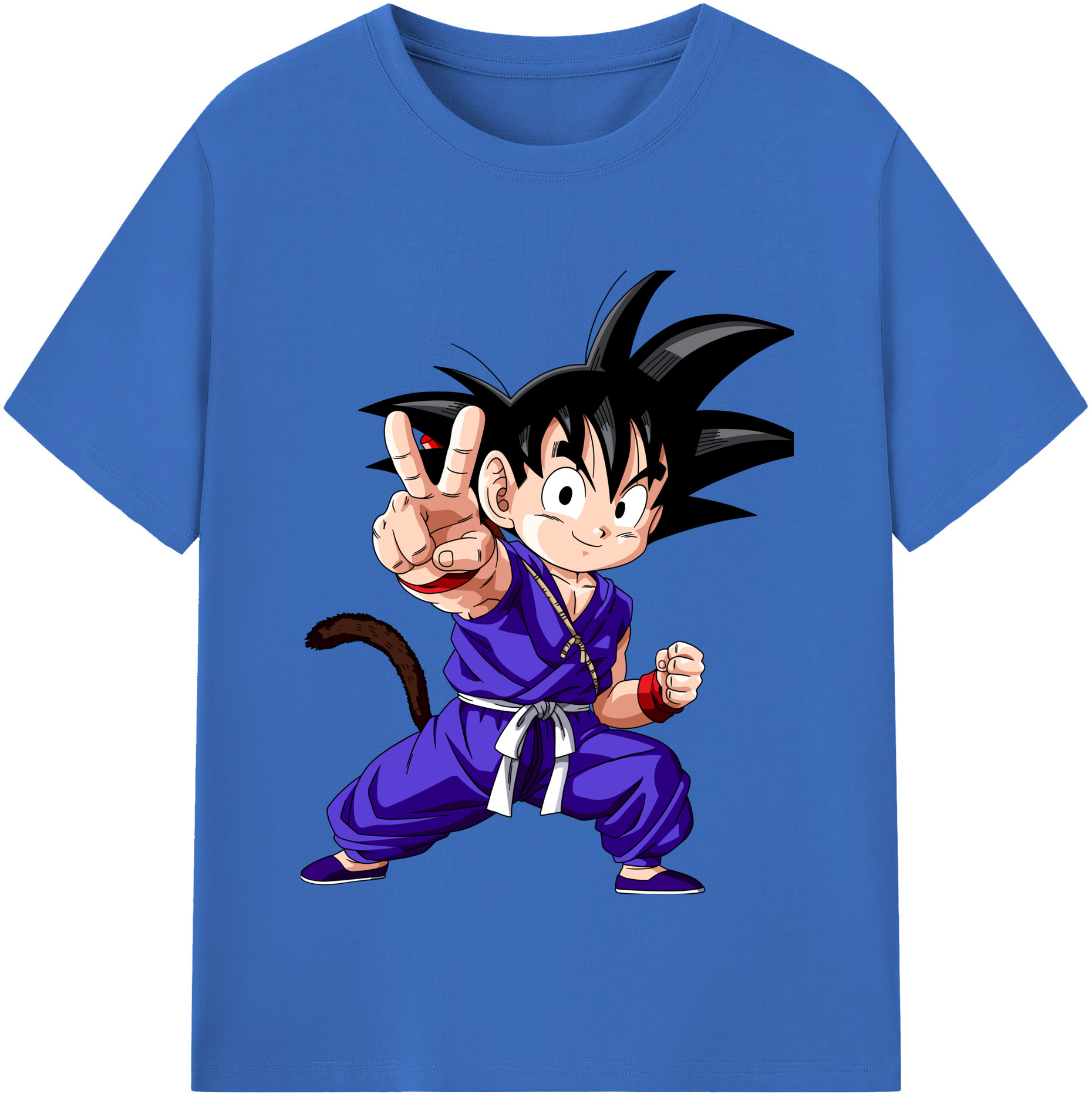 （画像用） ドラゴンボール 孫悟空（そん ごくう）Son Goku カカロット DRAGON BALL Kakarotto 綿100％半袖Tシャツ（フロントプリント）