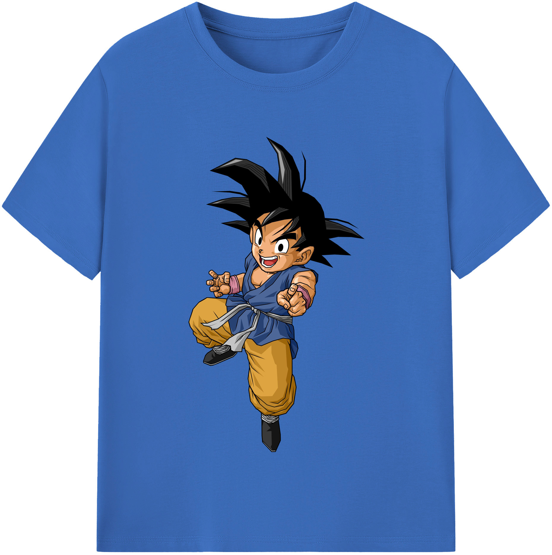 （画像用） ドラゴンボール 孫悟空（そん ごくう）Son Goku カカロット DRAGON BALL Kakarotto 綿100％半袖Tシャツ（フロントプリント）