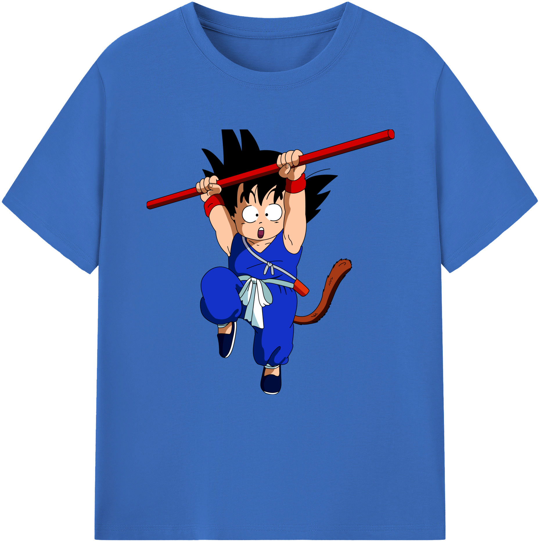 （画像用） ドラゴンボール 孫悟空（そん ごくう）Son Goku カカロット DRAGON BALL Kakarotto 綿100％半袖Tシャツ（フロントプリント）