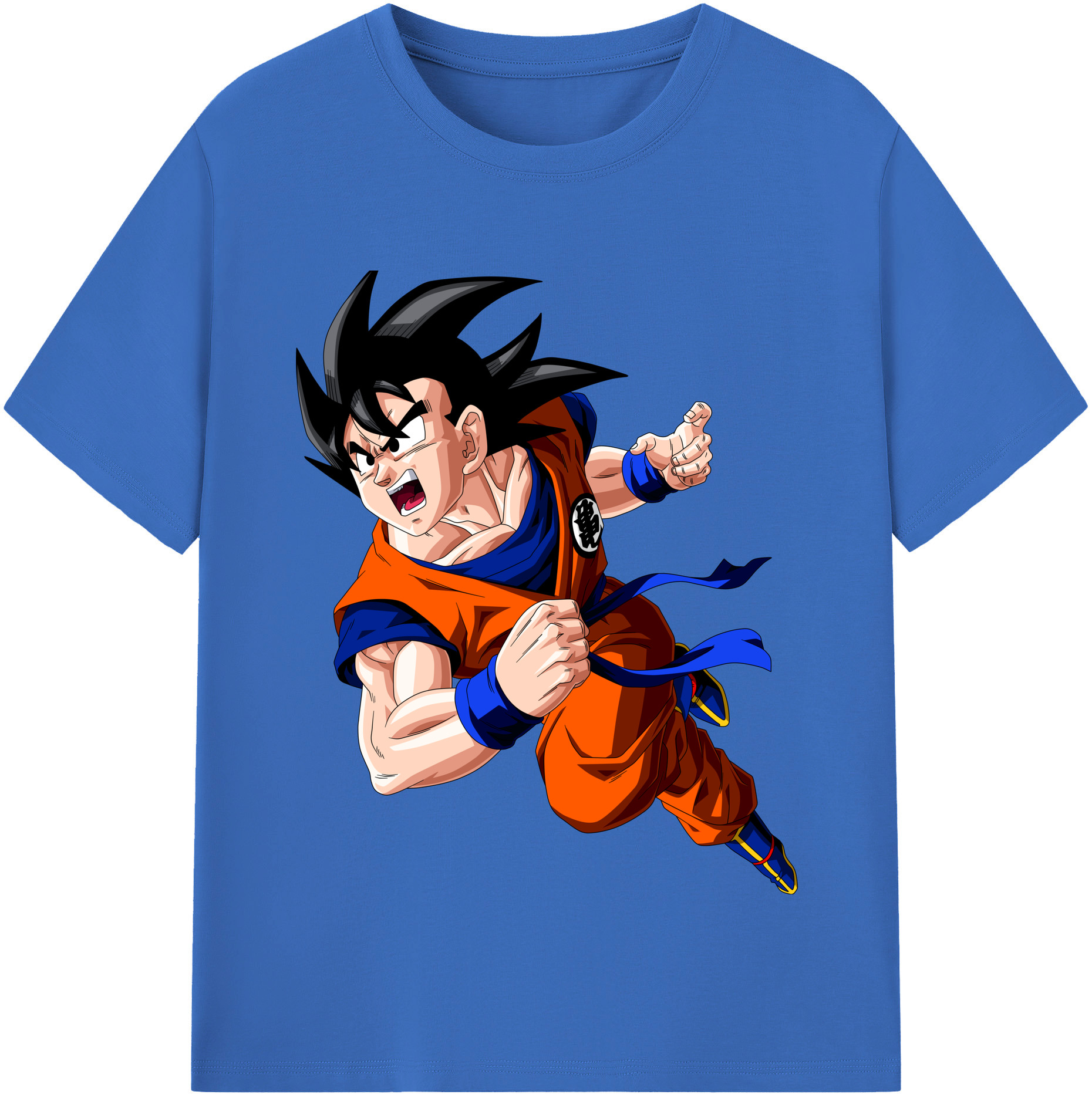 （画像用） ドラゴンボール 孫悟空（そん ごくう）Son Goku カカロット DRAGON BALL Kakarotto 綿100％半袖Tシャツ（フロントプリント）