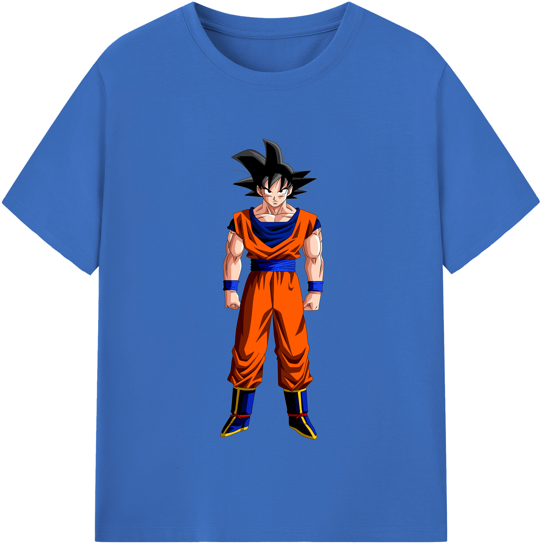 （画像用） ドラゴンボール 孫悟空（そん ごくう）Son Goku カカロット DRAGON BALL Kakarotto 綿100％半袖Tシャツ（フロントプリント）