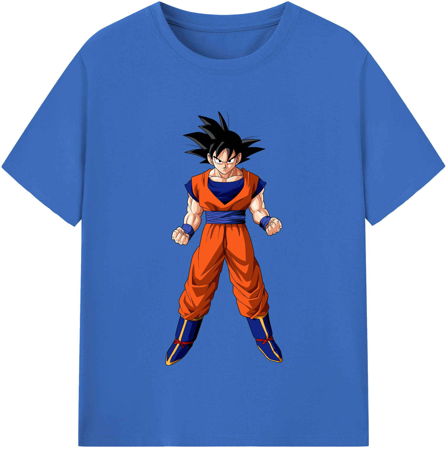 （画像用） ドラゴンボール 孫悟空（そん ごくう）Son Goku カカロット DRAGON BALL Kakarotto 綿100％半袖Tシャツ（フロントプリント）