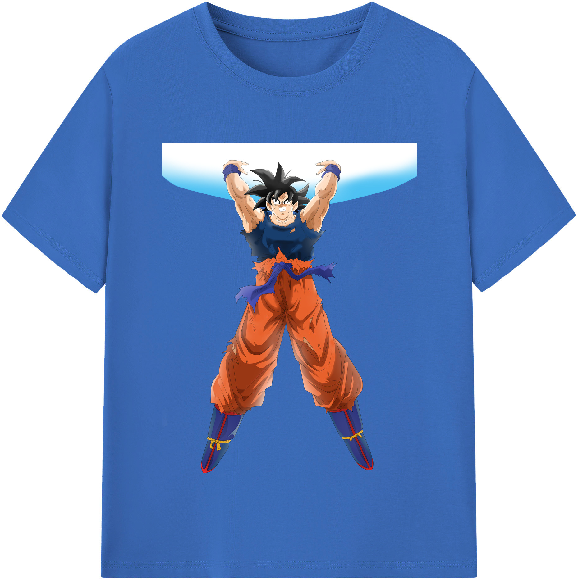 （画像用） ドラゴンボール 孫悟空（そん ごくう）Son Goku カカロット DRAGON BALL Kakarotto 綿100％半袖Tシャツ（フロントプリント）