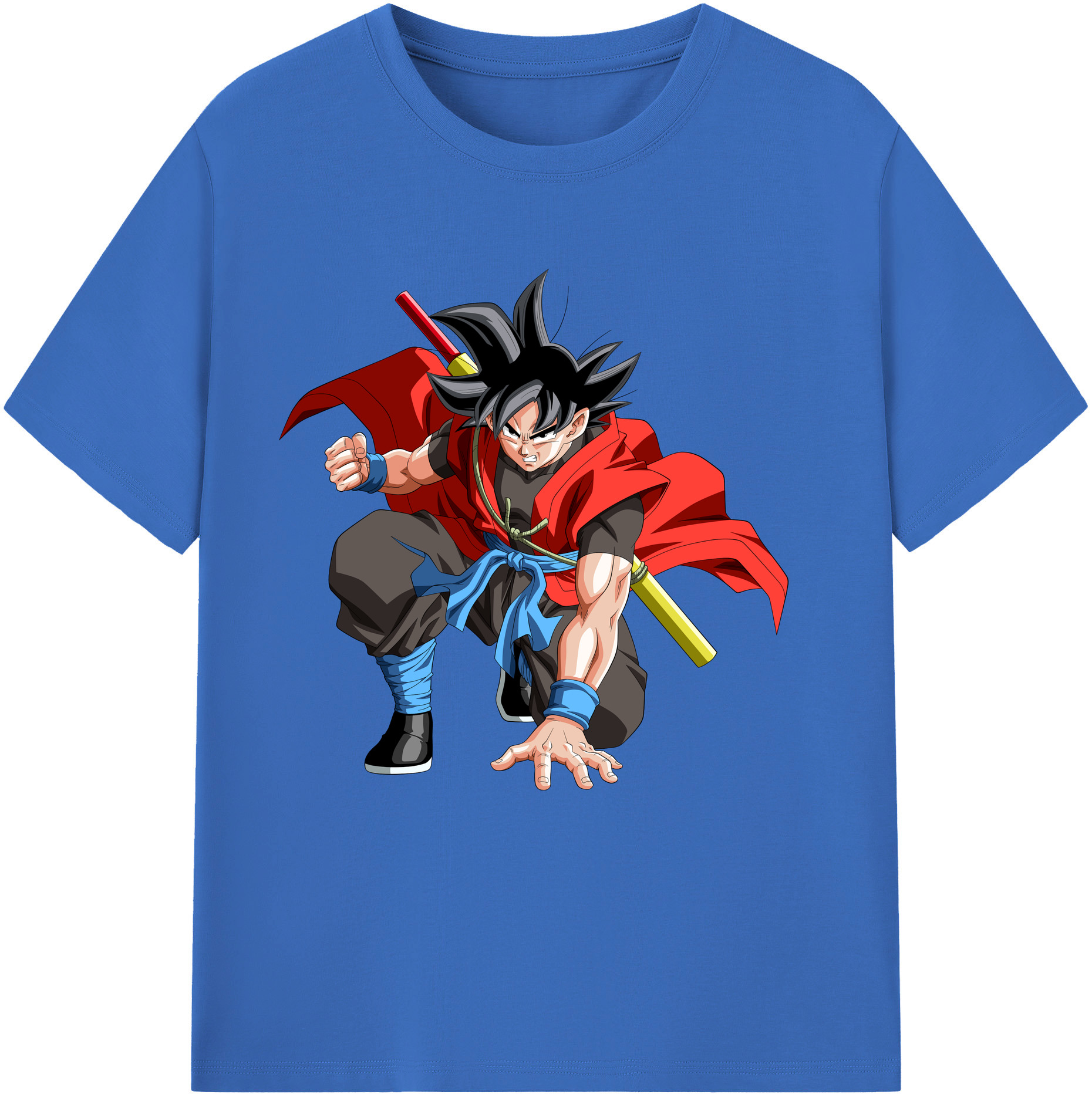 （画像用） ドラゴンボール 孫悟空（そん ごくう）Son Goku カカロット DRAGON BALL Kakarotto 綿100％半袖Tシャツ（フロントプリント）