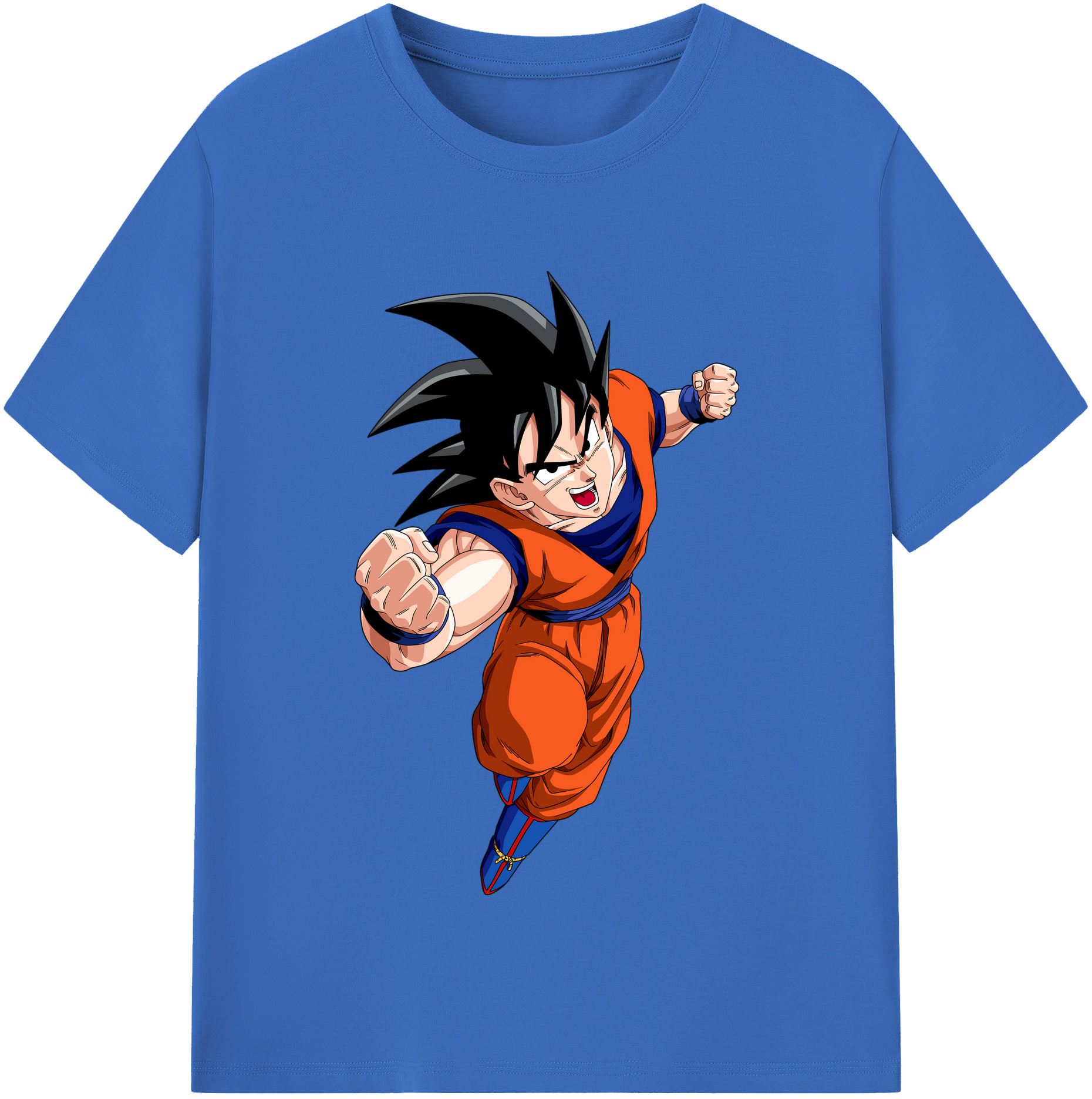 （画像用） ドラゴンボール 孫悟空（そん ごくう）Son Goku カカロット DRAGON BALL Kakarotto 綿100％半袖Tシャツ（フロントプリント）