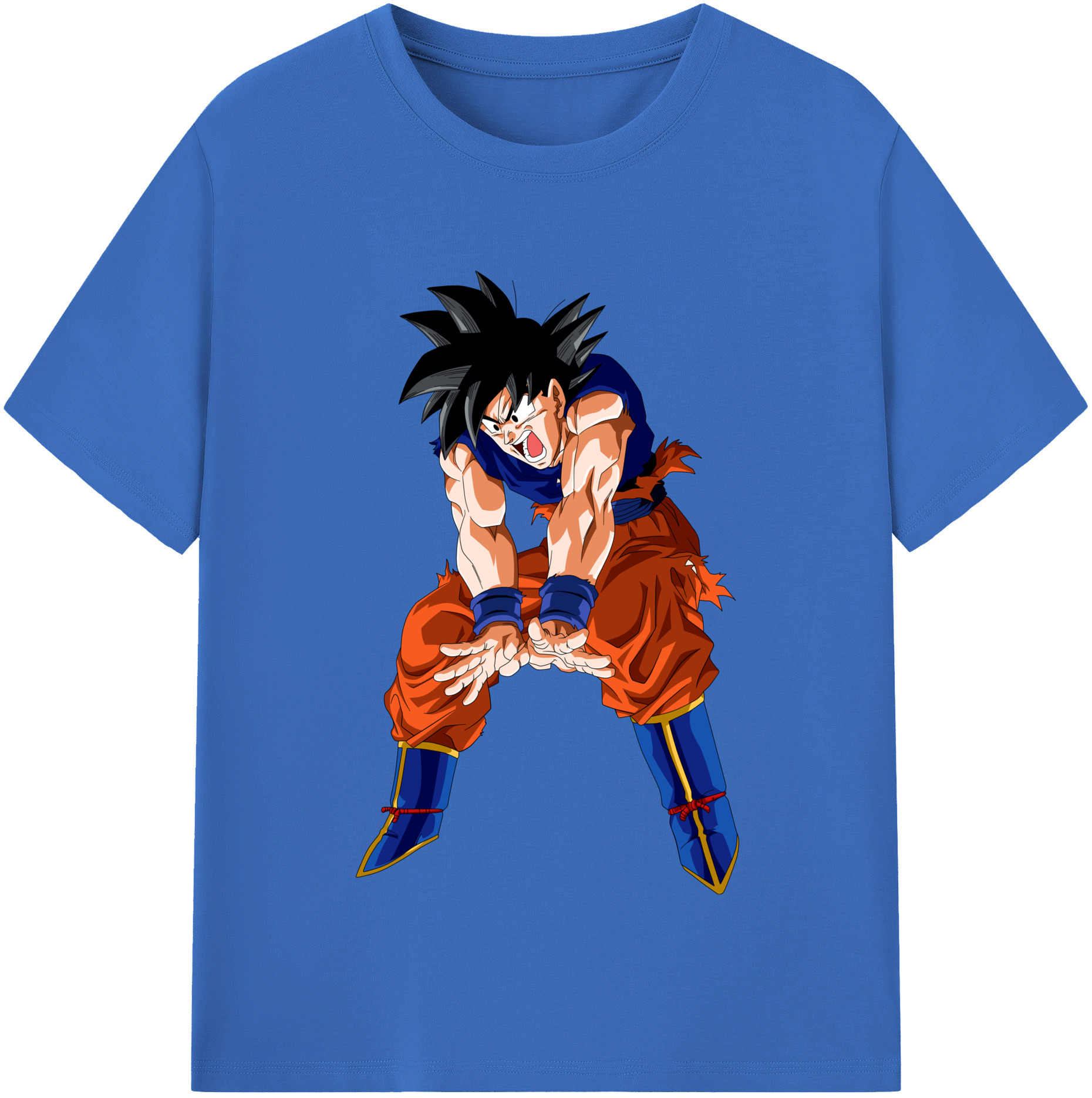 （画像用） ドラゴンボール 孫悟空（そん ごくう）Son Goku カカロット DRAGON BALL Kakarotto 綿100％半袖Tシャツ（フロントプリント）