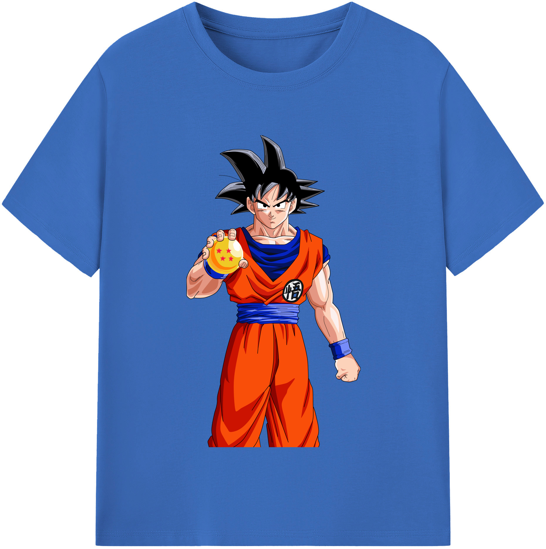 （画像用） ドラゴンボール 孫悟空（そん ごくう）Son Goku カカロット DRAGON BALL Kakarotto 綿100％半袖Tシャツ（フロントプリント）