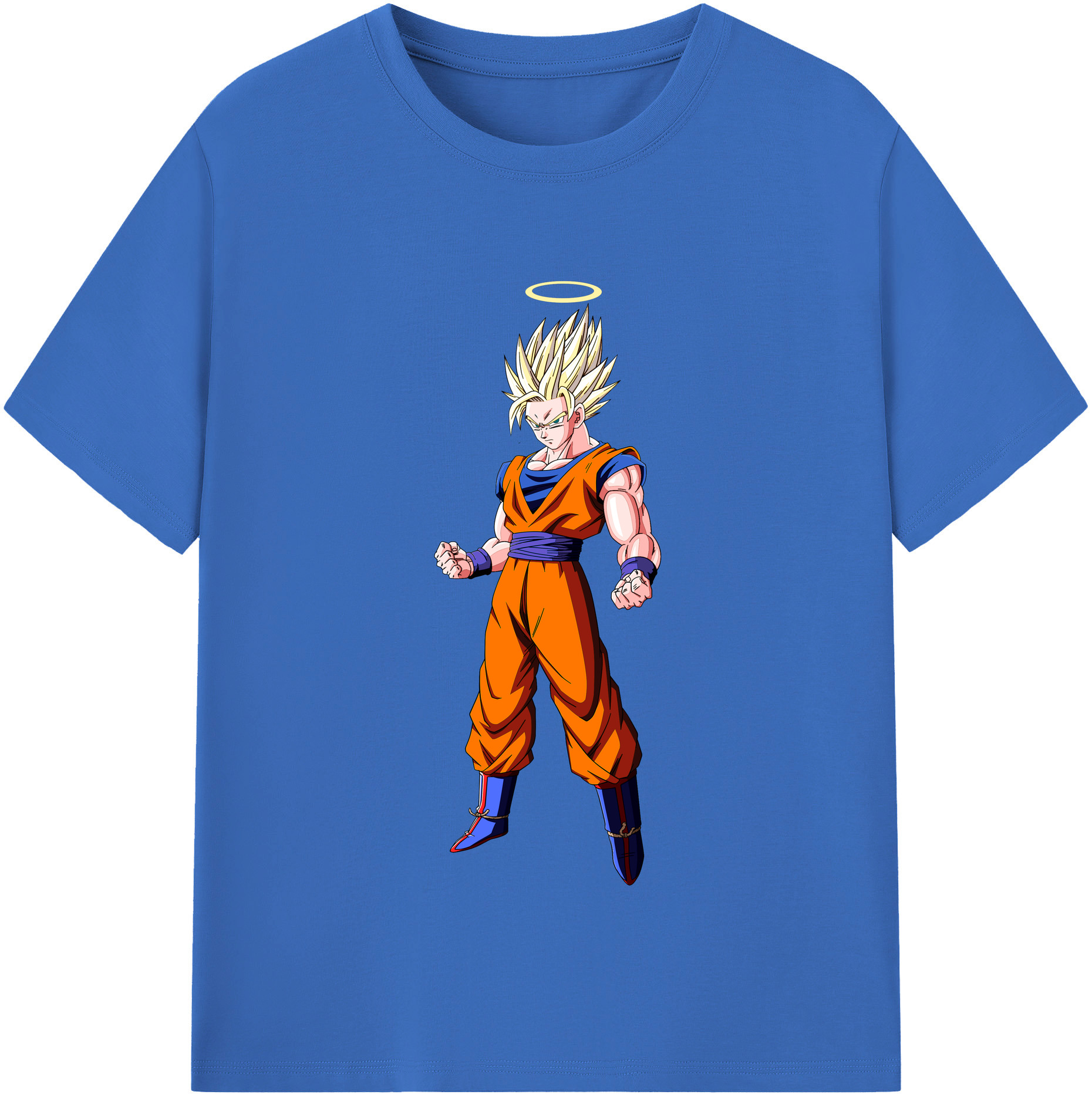 （画像用） ドラゴンボール 孫悟空（そん ごくう）Son Goku カカロット DRAGON BALL Kakarotto 綿100％半袖Tシャツ（フロントプリント）
