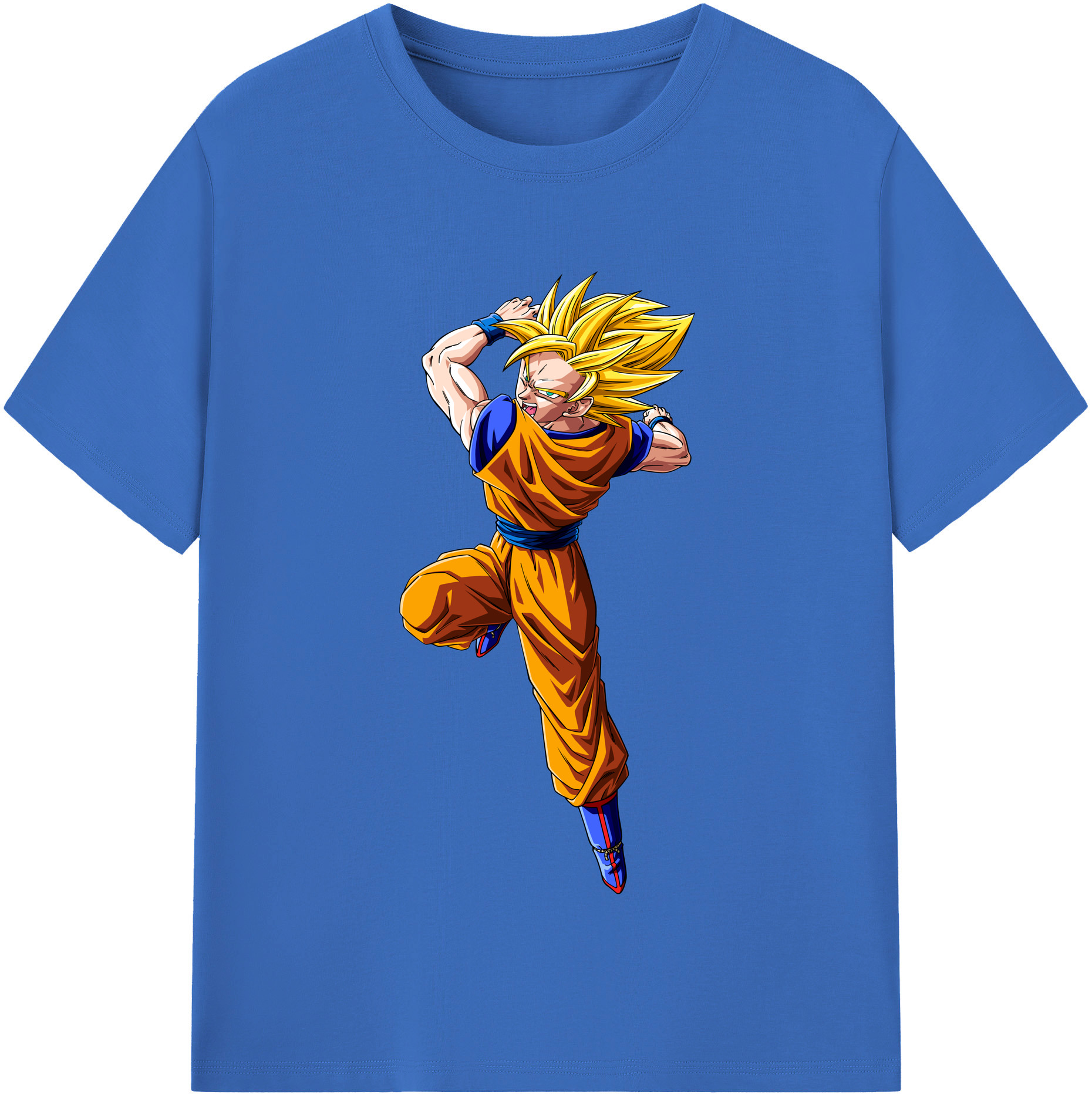 （画像用） ドラゴンボール 孫悟空（そん ごくう）Son Goku カカロット DRAGON BALL Kakarotto 綿100％半袖Tシャツ（フロントプリント）