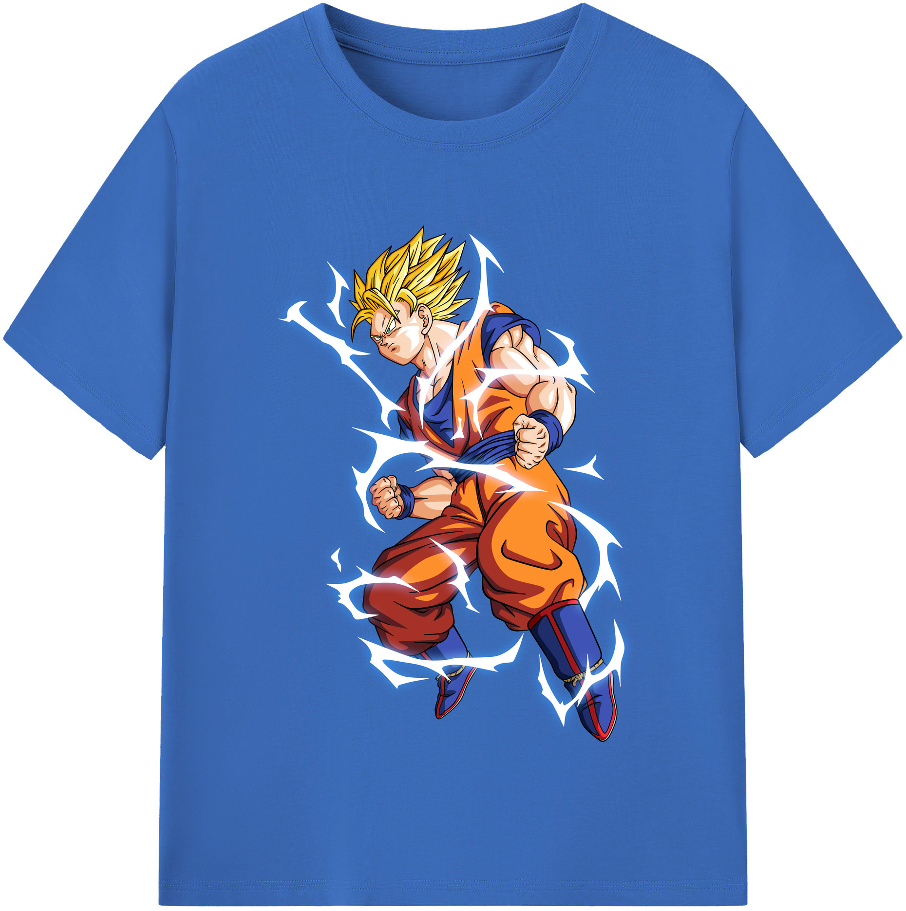 （画像用） ドラゴンボール 孫悟空（そん ごくう）Son Goku カカロット DRAGON BALL Kakarotto 綿100％半袖Tシャツ（フロントプリント）