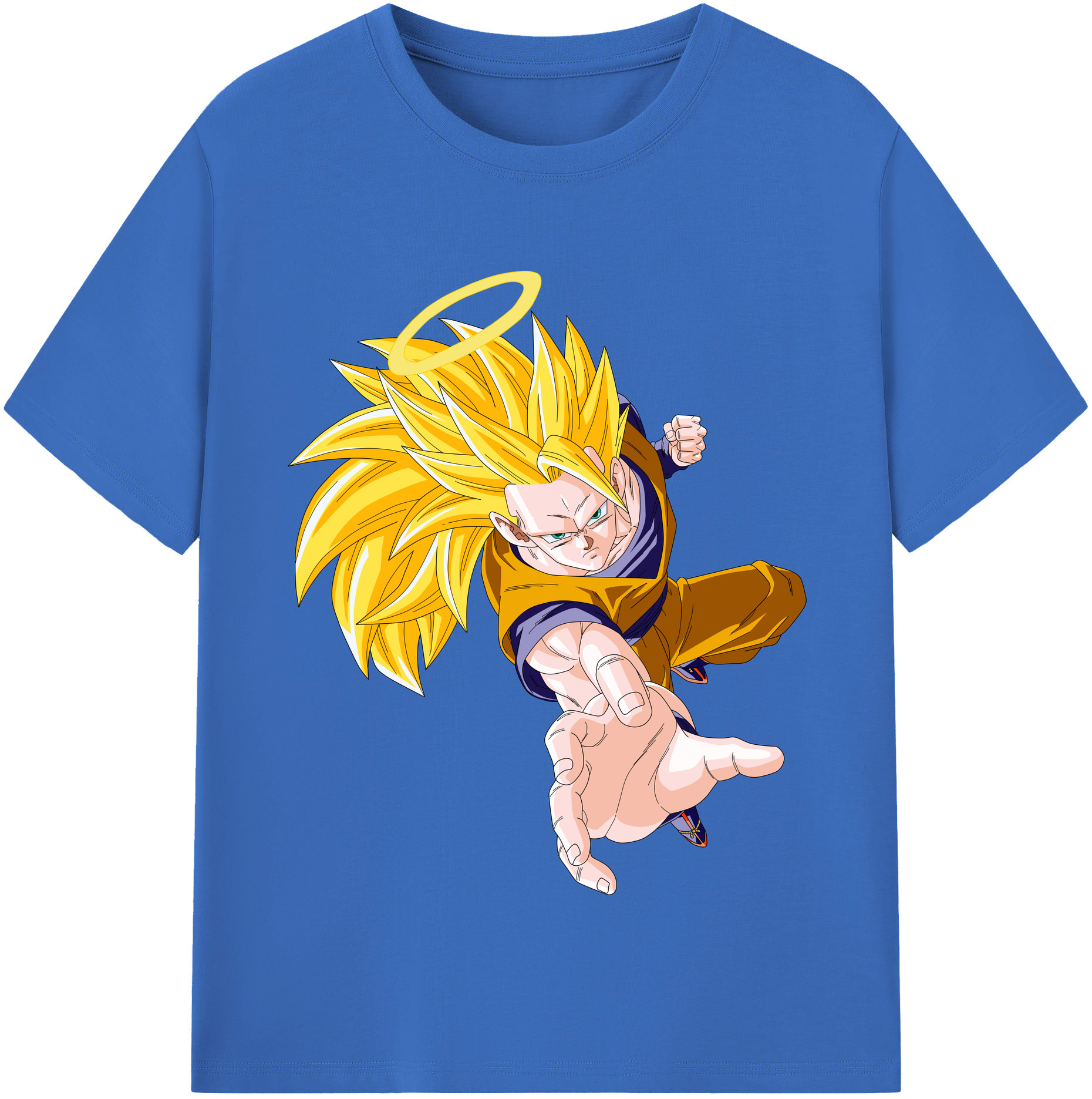 （画像用） ドラゴンボール 孫悟空（そん ごくう）Son Goku カカロット DRAGON BALL Kakarotto 綿100％半袖Tシャツ（フロントプリント）