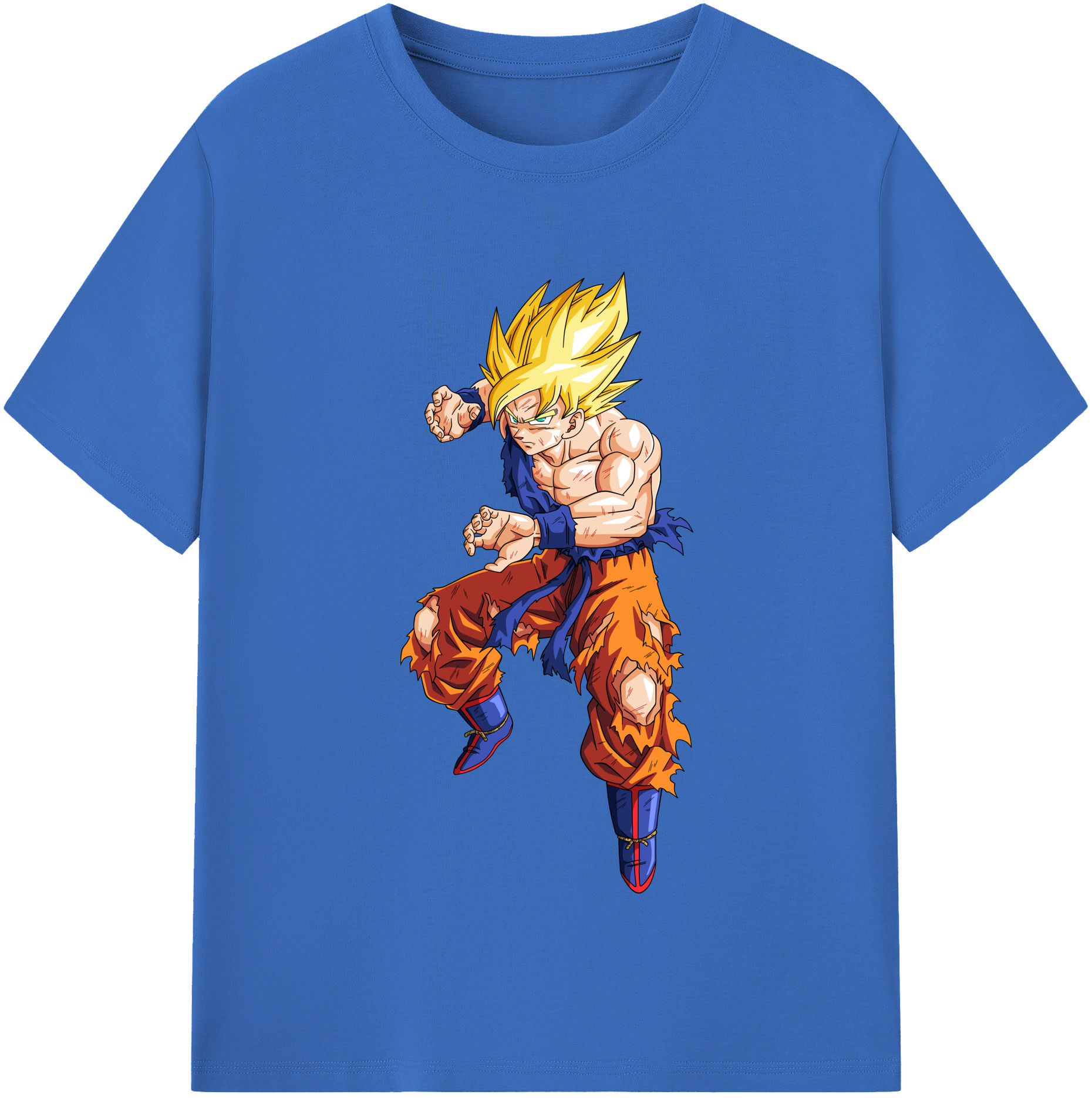 （画像用） ドラゴンボール 孫悟空（そん ごくう）Son Goku カカロット DRAGON BALL Kakarotto 綿100％半袖Tシャツ（フロントプリント）