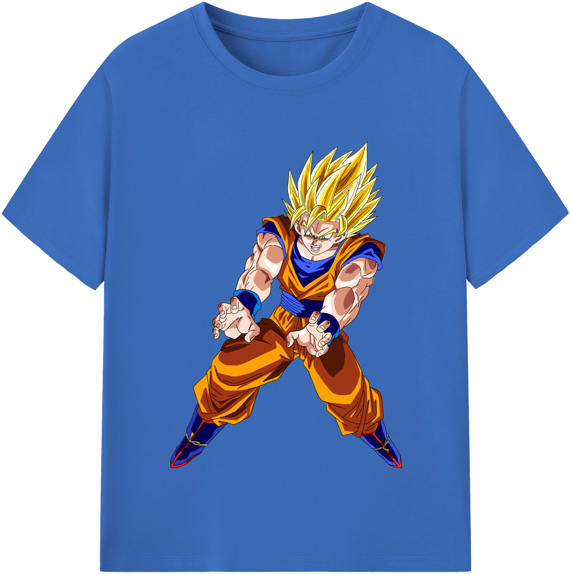 （画像用） ドラゴンボール 孫悟空（そん ごくう）Son Goku カカロット DRAGON BALL Kakarotto 綿100％半袖Tシャツ（フロントプリント）