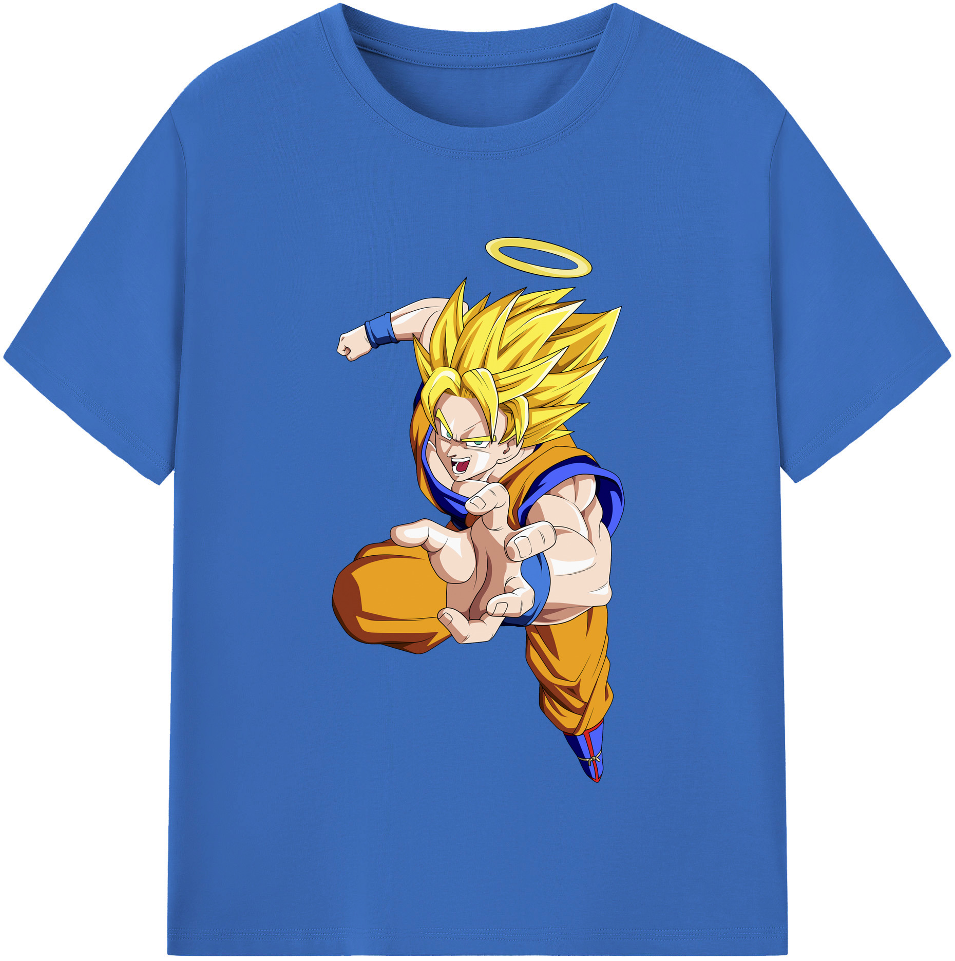 （画像用） ドラゴンボール 孫悟空（そん ごくう）Son Goku カカロット DRAGON BALL Kakarotto 綿100％半袖Tシャツ（フロントプリント）