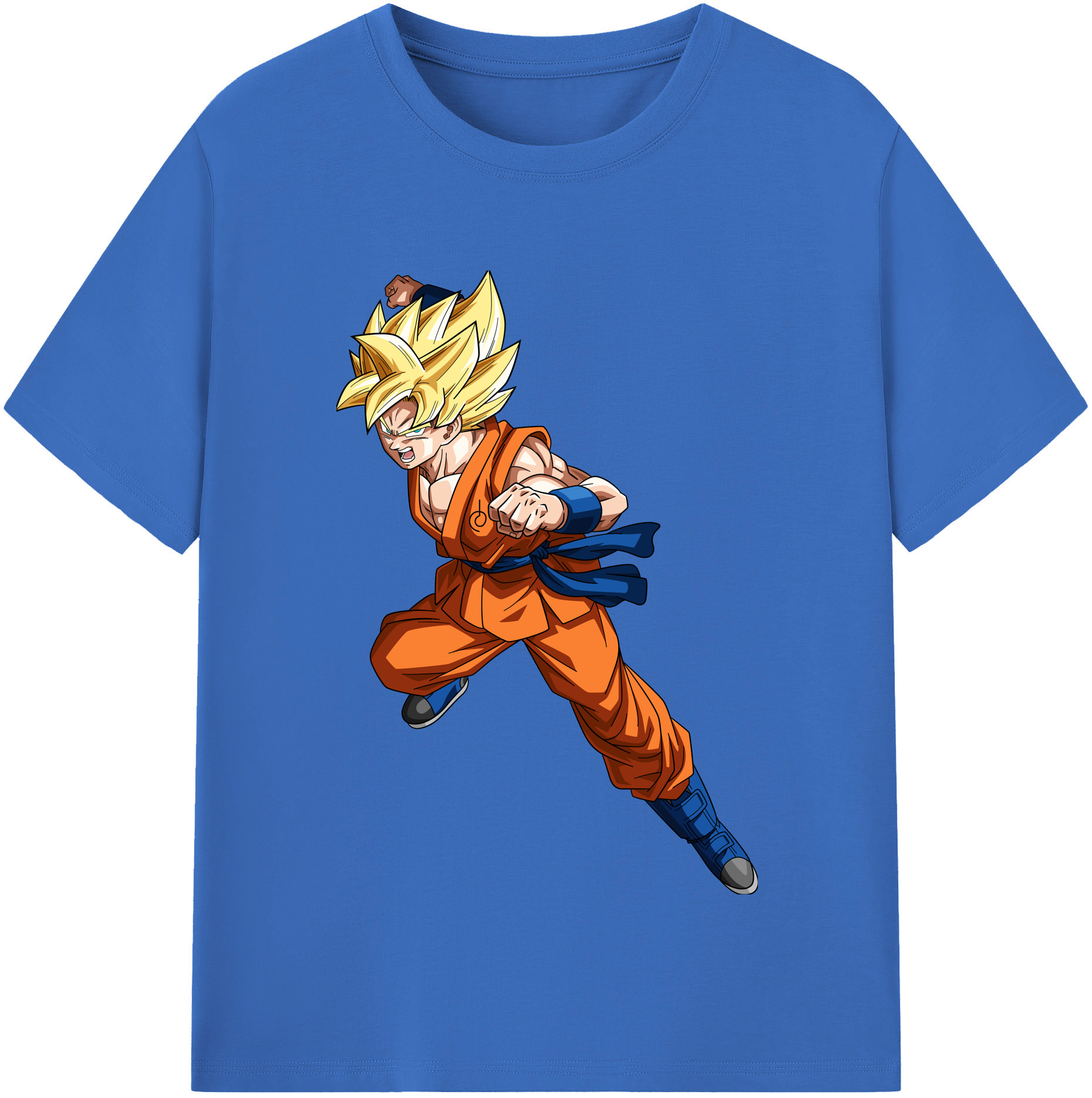 （画像用） ドラゴンボール 孫悟空（そん ごくう）Son Goku カカロット DRAGON BALL Kakarotto 綿100％半袖Tシャツ（フロントプリント）