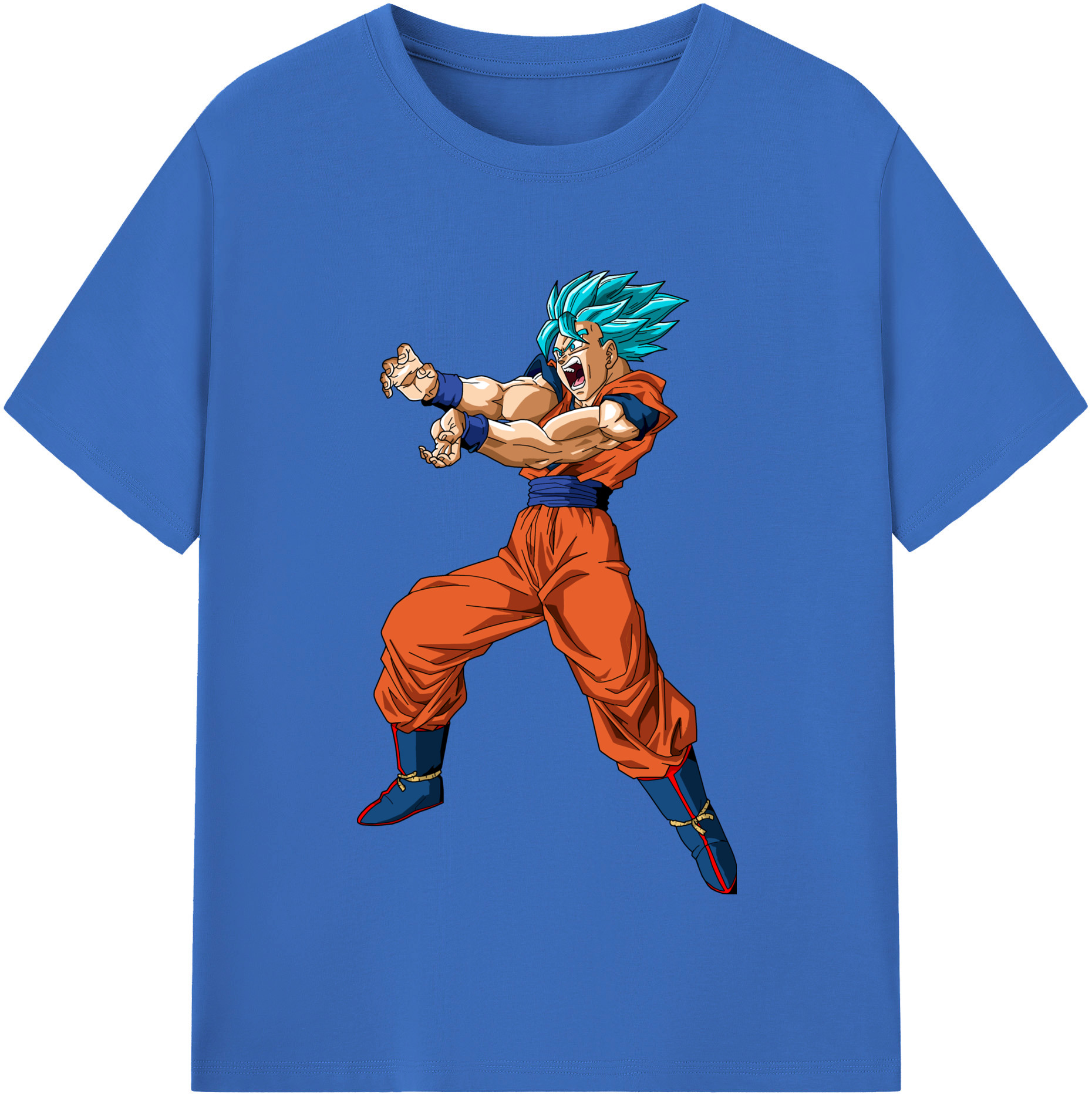 （画像用） ドラゴンボール 孫悟空（そん ごくう）Son Goku カカロット DRAGON BALL Kakarotto 綿100％半袖Tシャツ（フロントプリント）