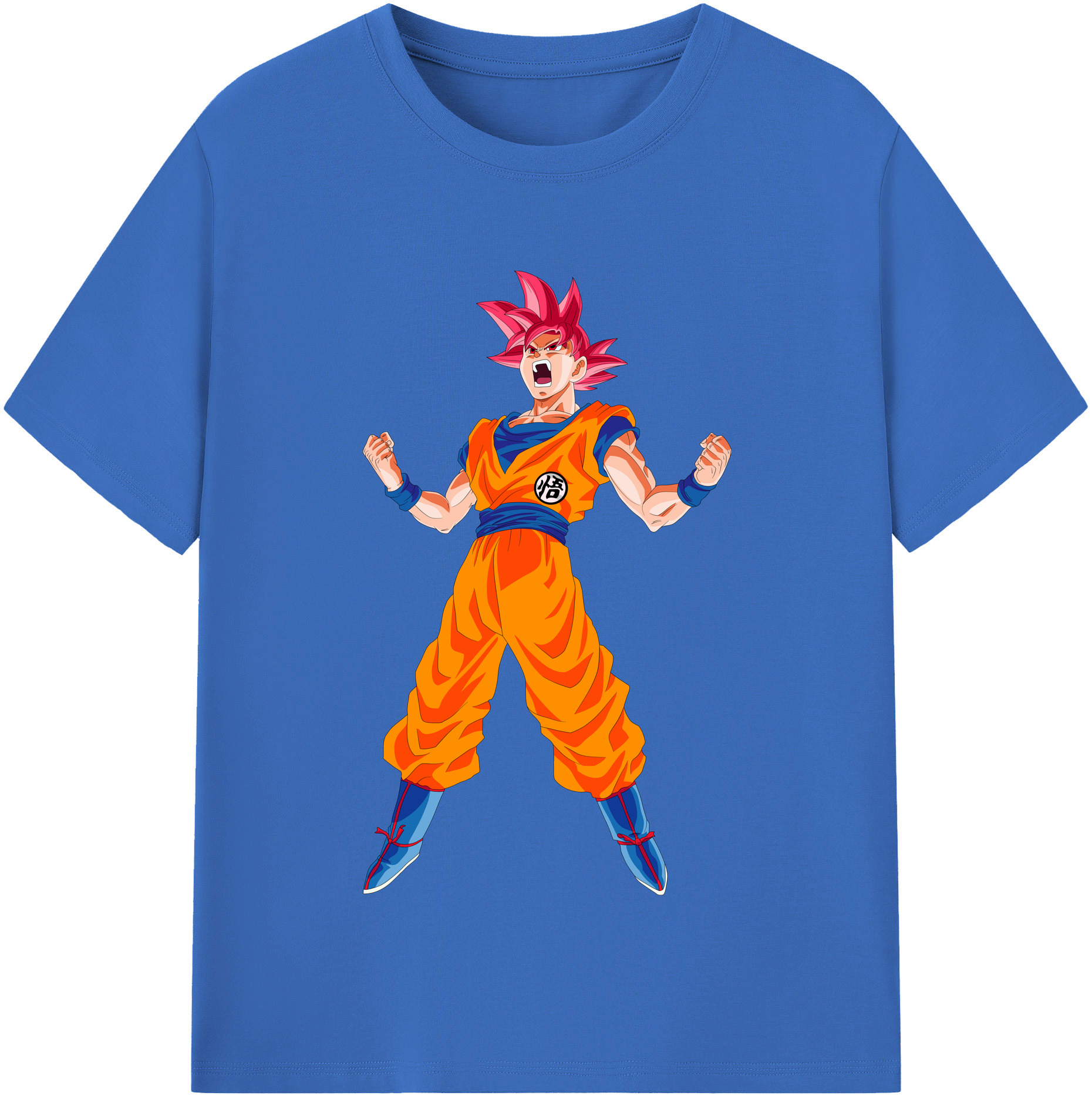 （画像用） ドラゴンボール 孫悟空（そん ごくう）Son Goku カカロット DRAGON BALL Kakarotto 綿100％半袖Tシャツ（フロントプリント）