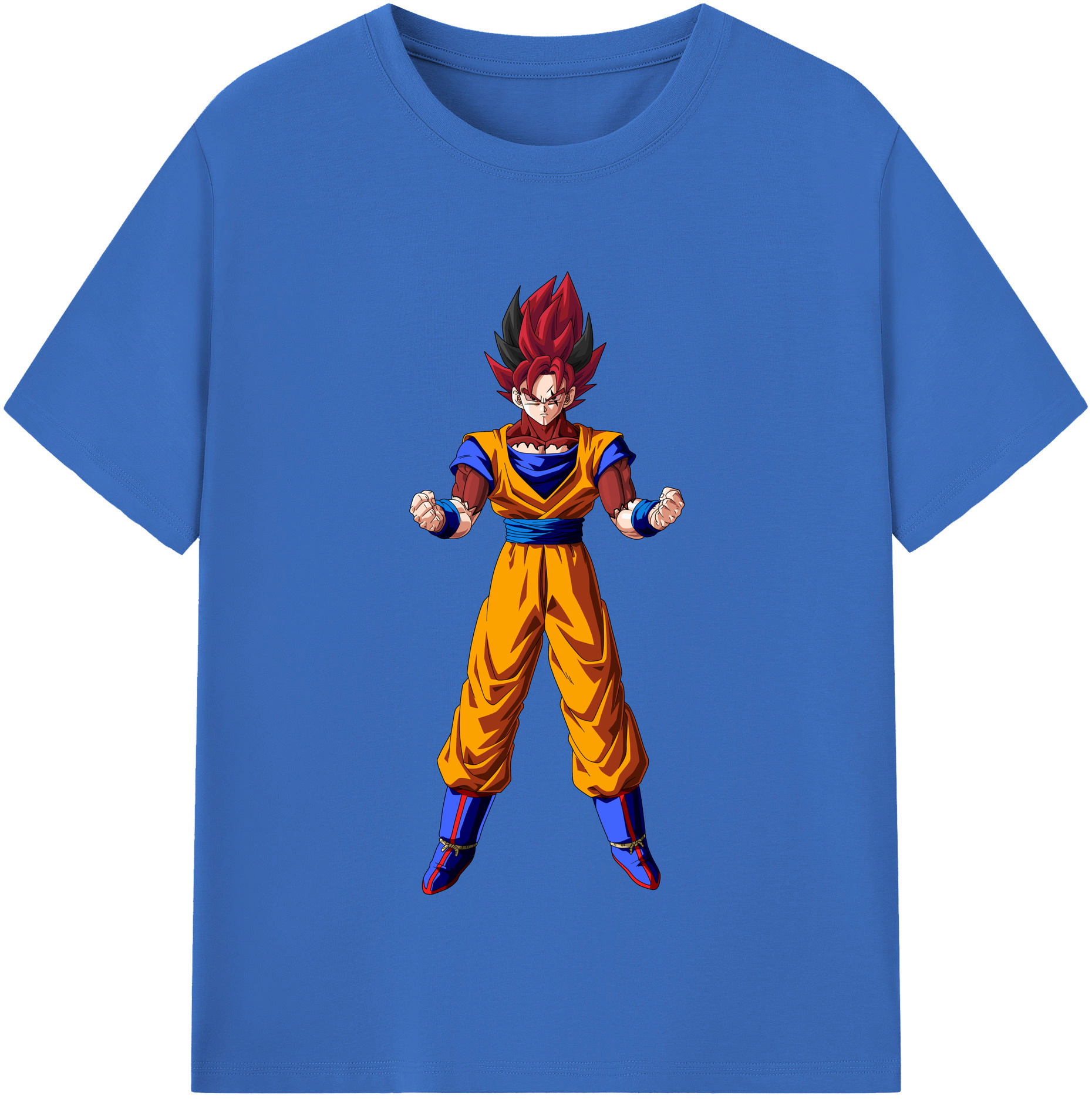 （画像用） ドラゴンボール 孫悟空（そん ごくう）Son Goku カカロット DRAGON BALL Kakarotto 綿100％半袖Tシャツ（フロントプリント）
