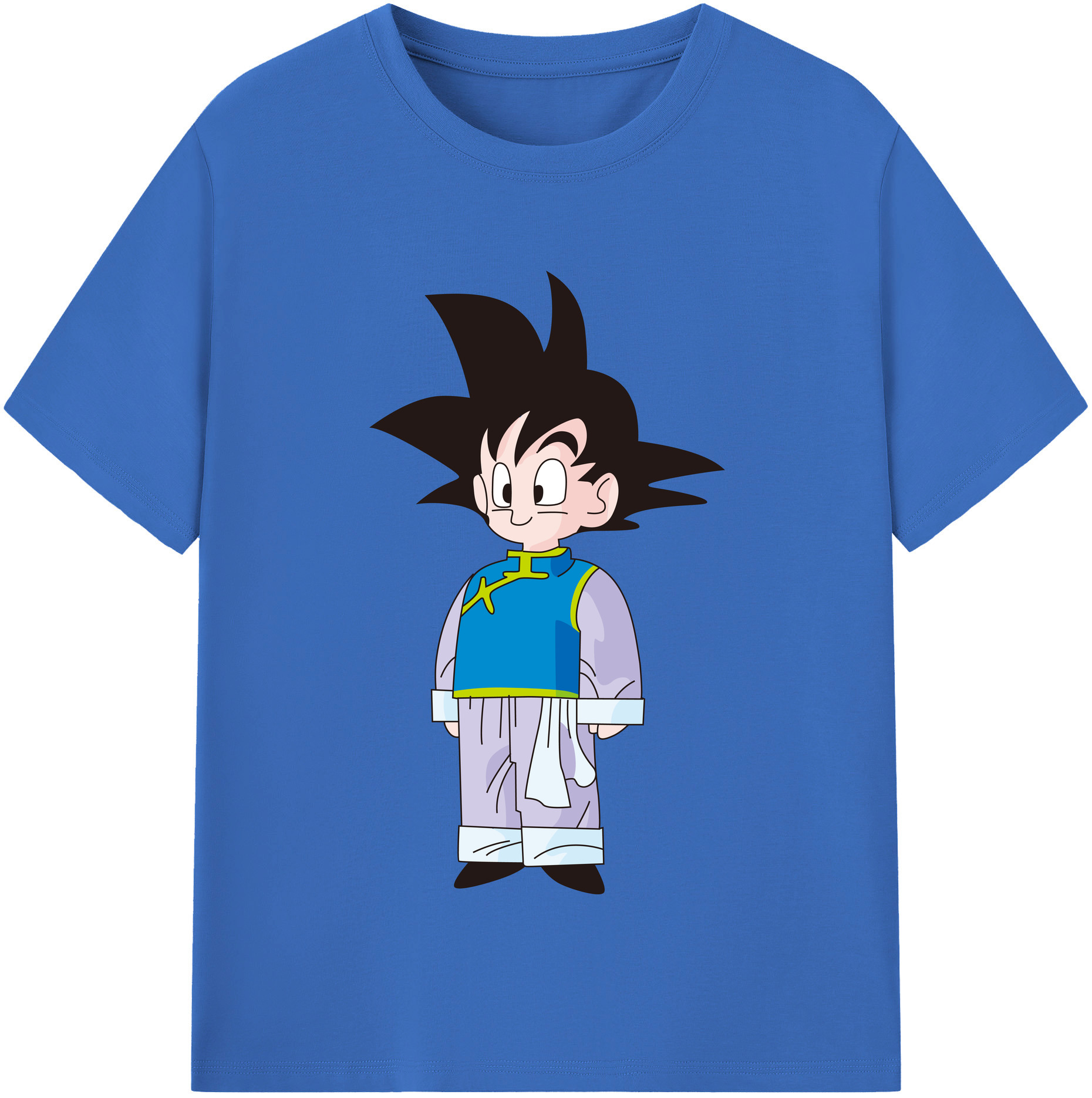 （画像用） ドラゴンボール 孫悟空（そん ごくう）Son Goku カカロット DRAGON BALL Kakarotto 綿100％半袖Tシャツ（フロントプリント）