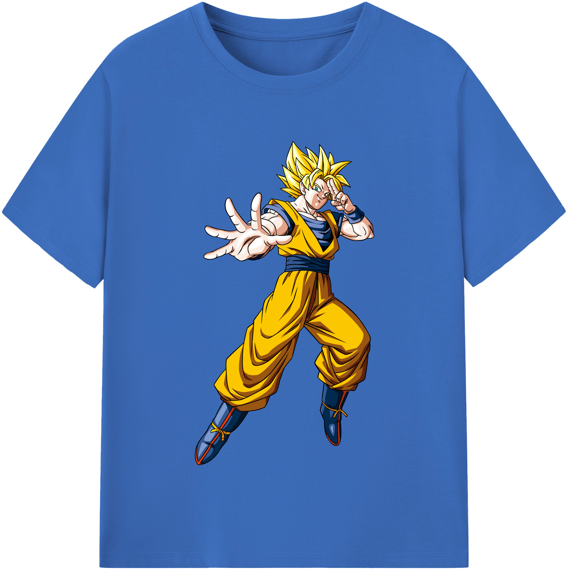 （画像用） ドラゴンボール 孫悟空（そん ごくう）Son Goku カカロット DRAGON BALL Kakarotto 綿100％半袖Tシャツ（フロントプリント）
