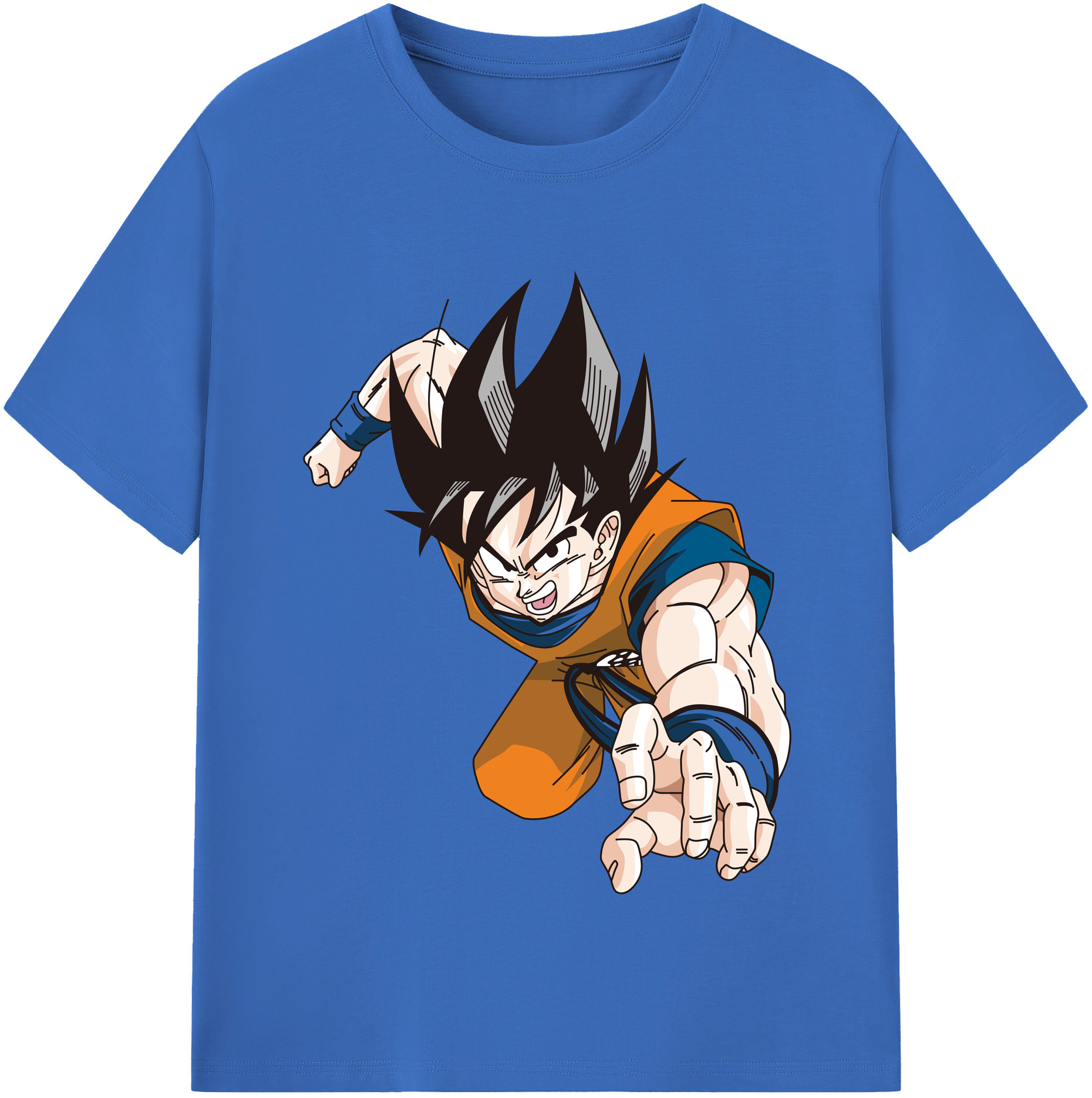 （画像用） ドラゴンボール 孫悟空（そん ごくう）Son Goku カカロット DRAGON BALL Kakarotto 綿100％半袖Tシャツ（フロントプリント）