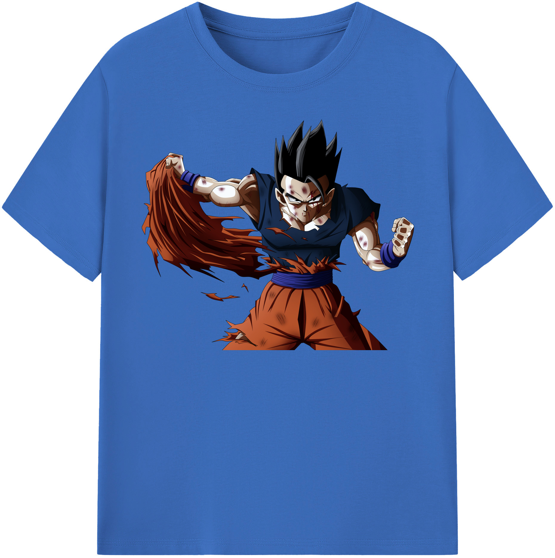 （画像用） ドラゴンボール ベジータ四世（Bejīta Yonsei）DRAGON BALL Vegeta IV 綿100％半袖Tシャツ（フロントプリント）