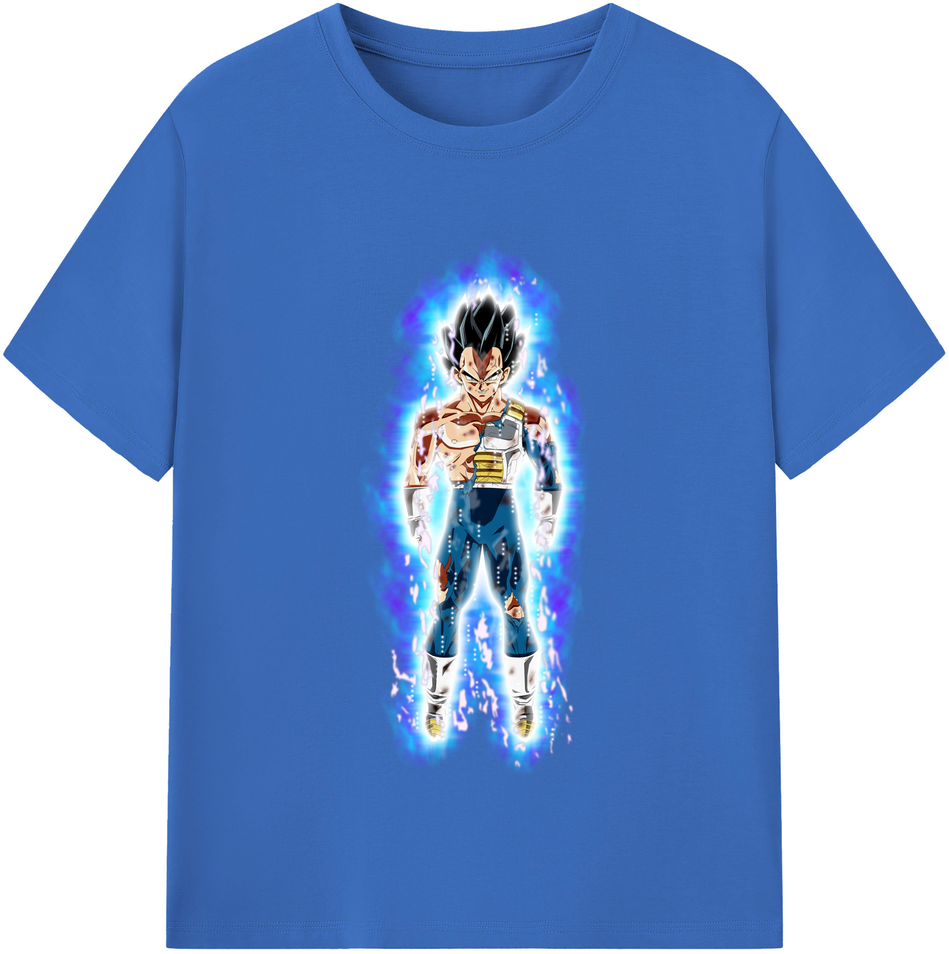 （画像用） ドラゴンボール ベジータ四世（Bejīta Yonsei）DRAGON BALL Vegeta IV 綿100％半袖Tシャツ（フロントプリント）