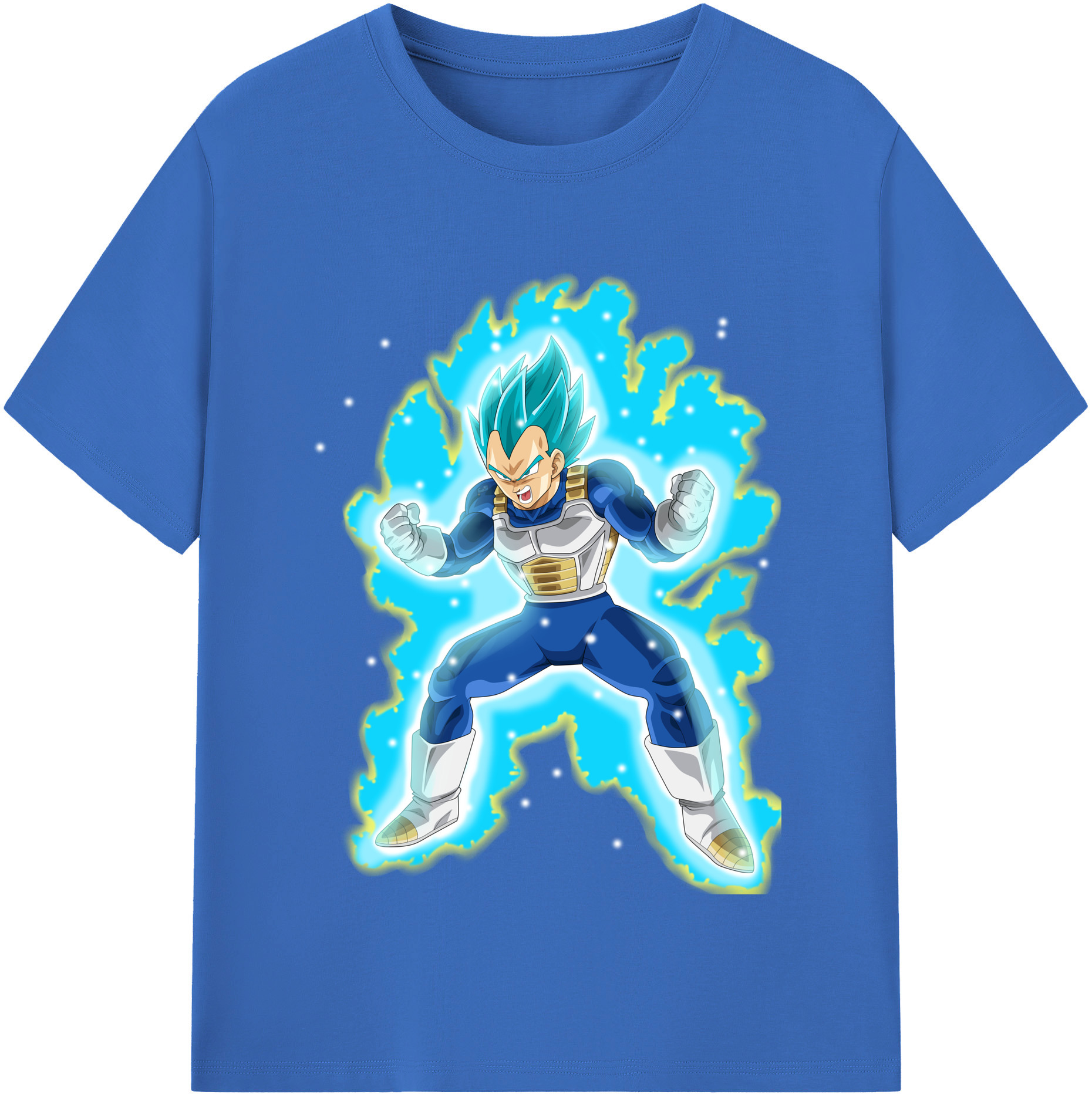 （画像用） ドラゴンボール ベジータ四世（Bejīta Yonsei）DRAGON BALL Vegeta IV 綿100％半袖Tシャツ（フロントプリント）