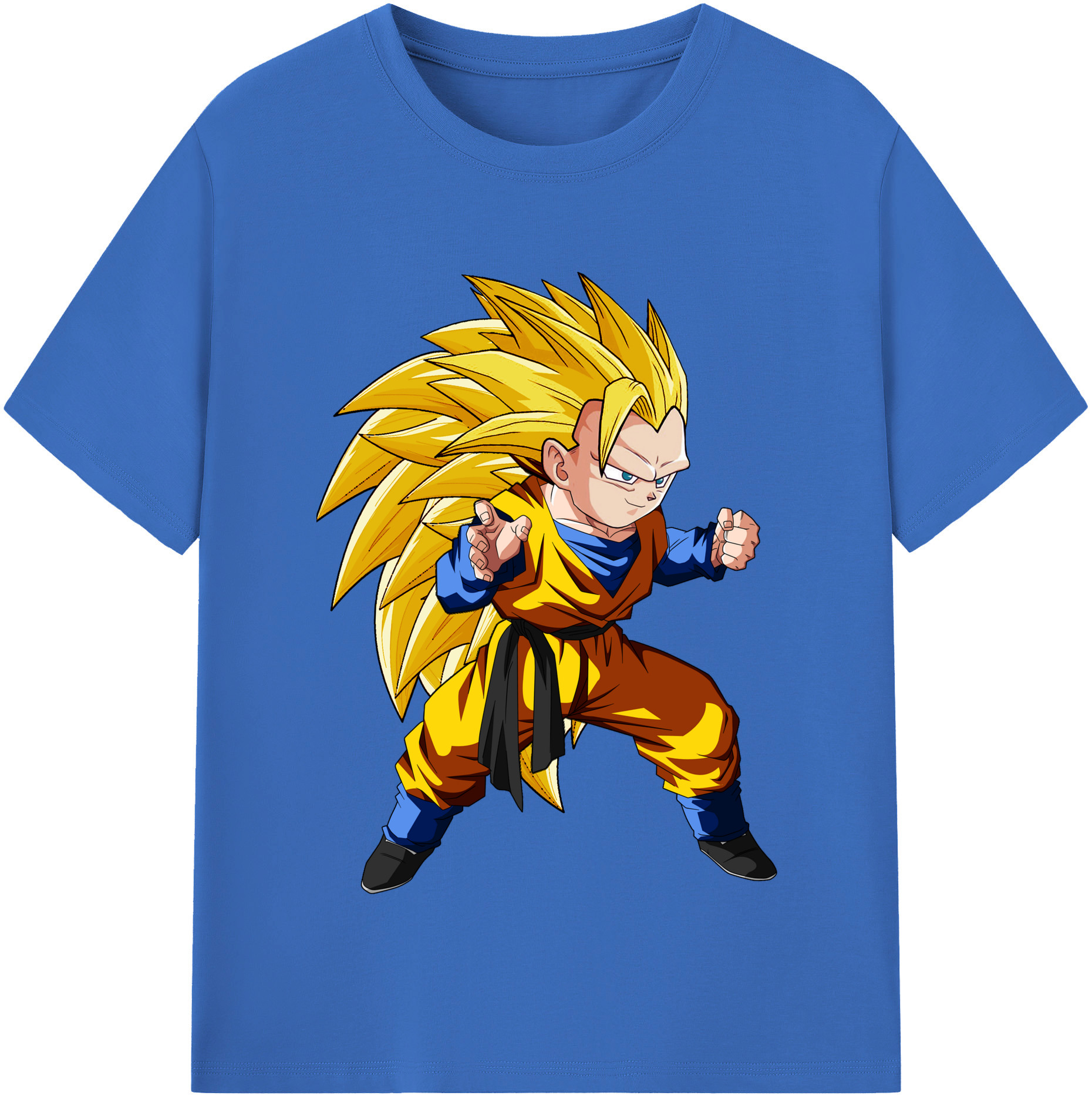 （画像用） ドラゴンボール ベジータ四世（Bejīta Yonsei）DRAGON BALL Vegeta IV 綿100％半袖Tシャツ（フロントプリント）