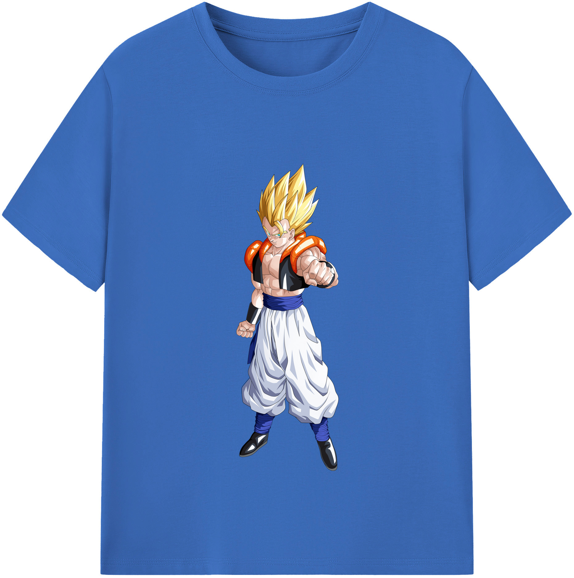 （画像用） ドラゴンボール ベジータ四世（Bejīta Yonsei）DRAGON BALL Vegeta IV 綿100％半袖Tシャツ（フロントプリント）