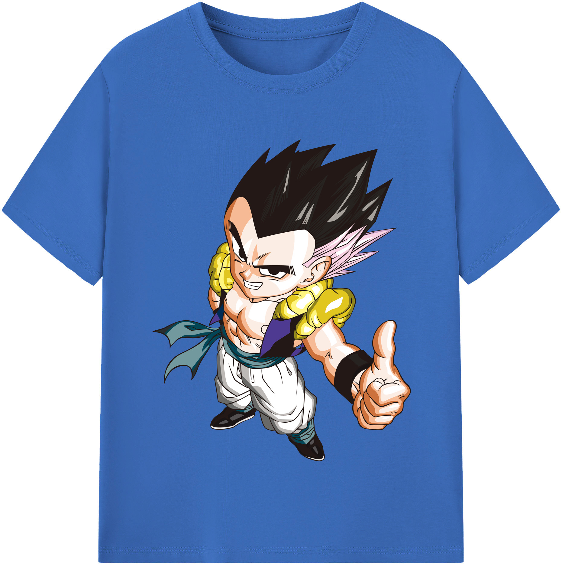 （画像用） ドラゴンボール ベジータ四世（Bejīta Yonsei）DRAGON BALL Vegeta IV 綿100％半袖Tシャツ（フロントプリント）