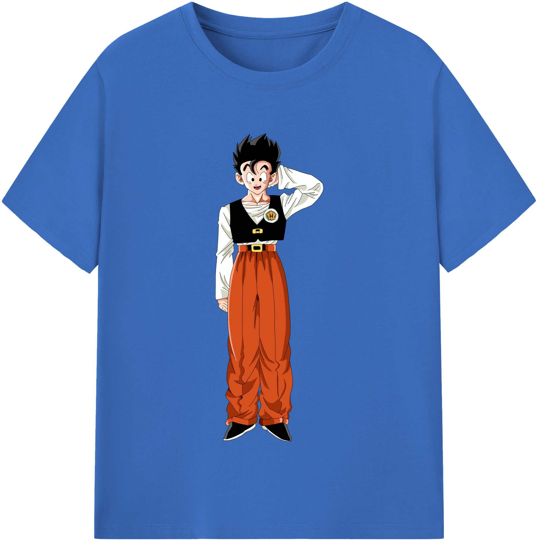 （画像用） ドラゴンボール 孫 悟飯（そんごはん）DRAGON BALL Son Gohan 綿100％半袖Tシャツ（フロントプリント）