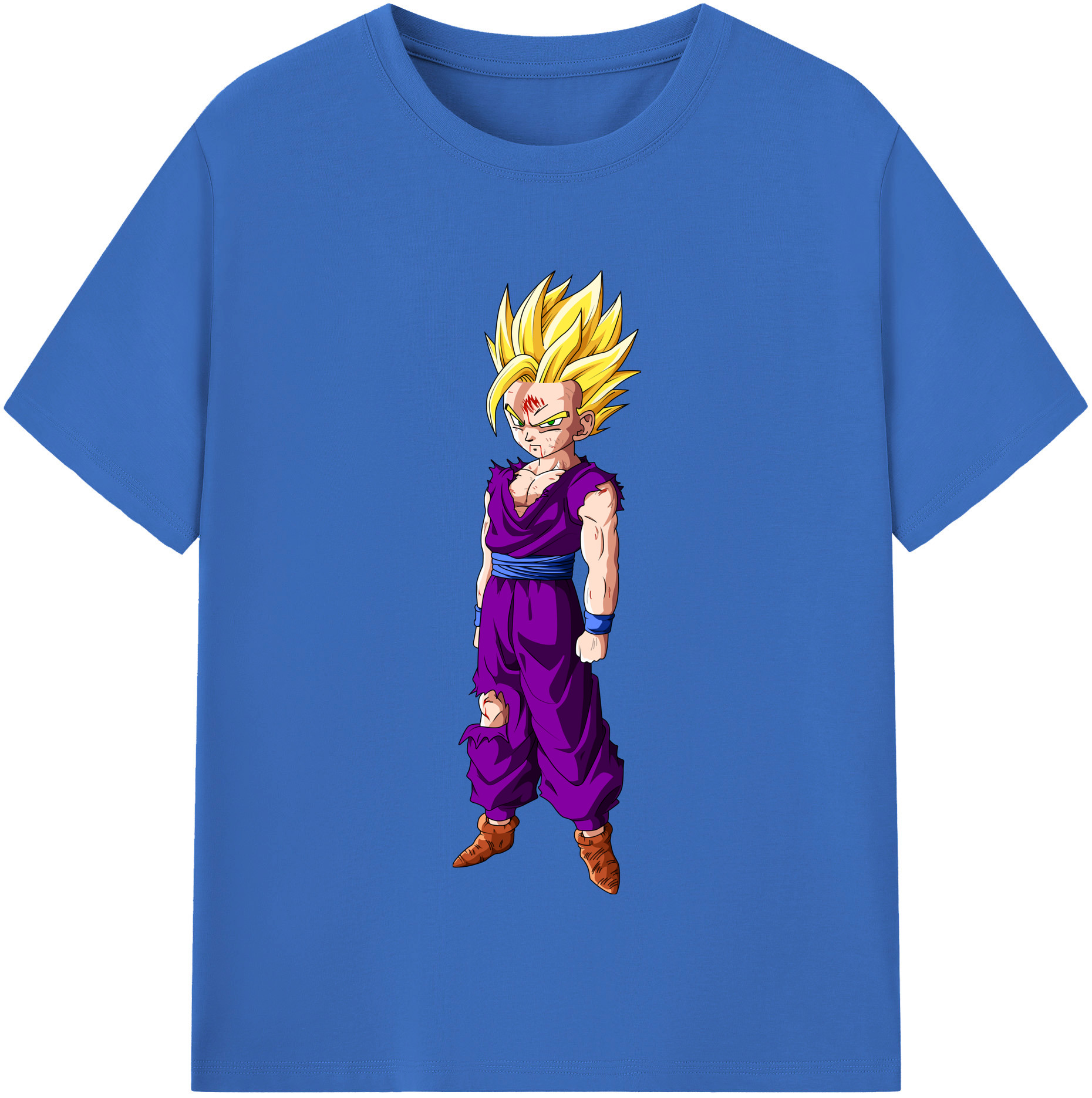 （画像用） ドラゴンボール 孫 悟飯（そんごはん）DRAGON BALL Son Gohan 綿100％半袖Tシャツ（フロントプリント）