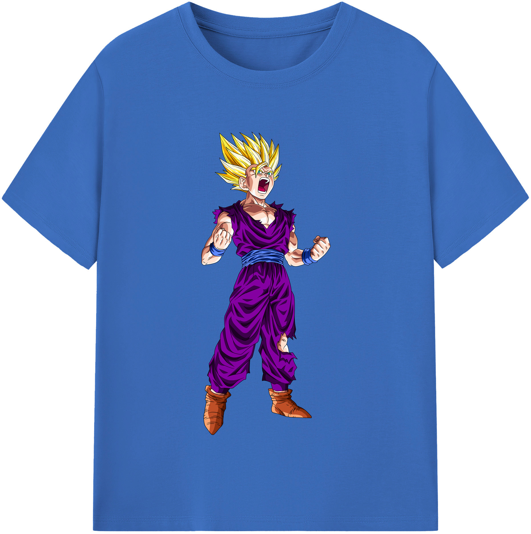 （画像用） ドラゴンボール 孫 悟飯（そんごはん）DRAGON BALL Son Gohan 綿100％半袖Tシャツ（フロントプリント）