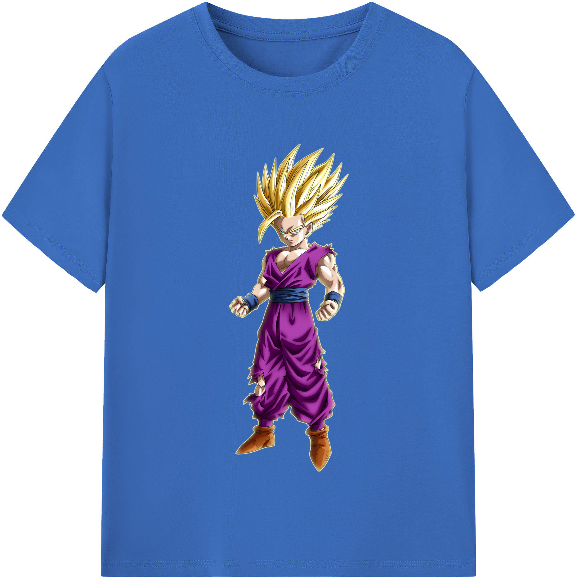 （画像用） ドラゴンボール 孫 悟飯（そんごはん）DRAGON BALL Son Gohan 綿100％半袖Tシャツ（フロントプリント）