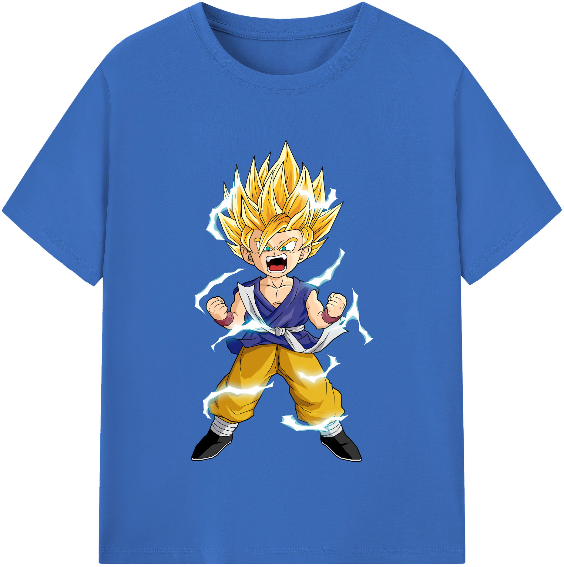 （画像用） ドラゴンボール 孫 悟飯（そんごはん）DRAGON BALL Son Gohan 綿100％半袖Tシャツ（フロントプリント）