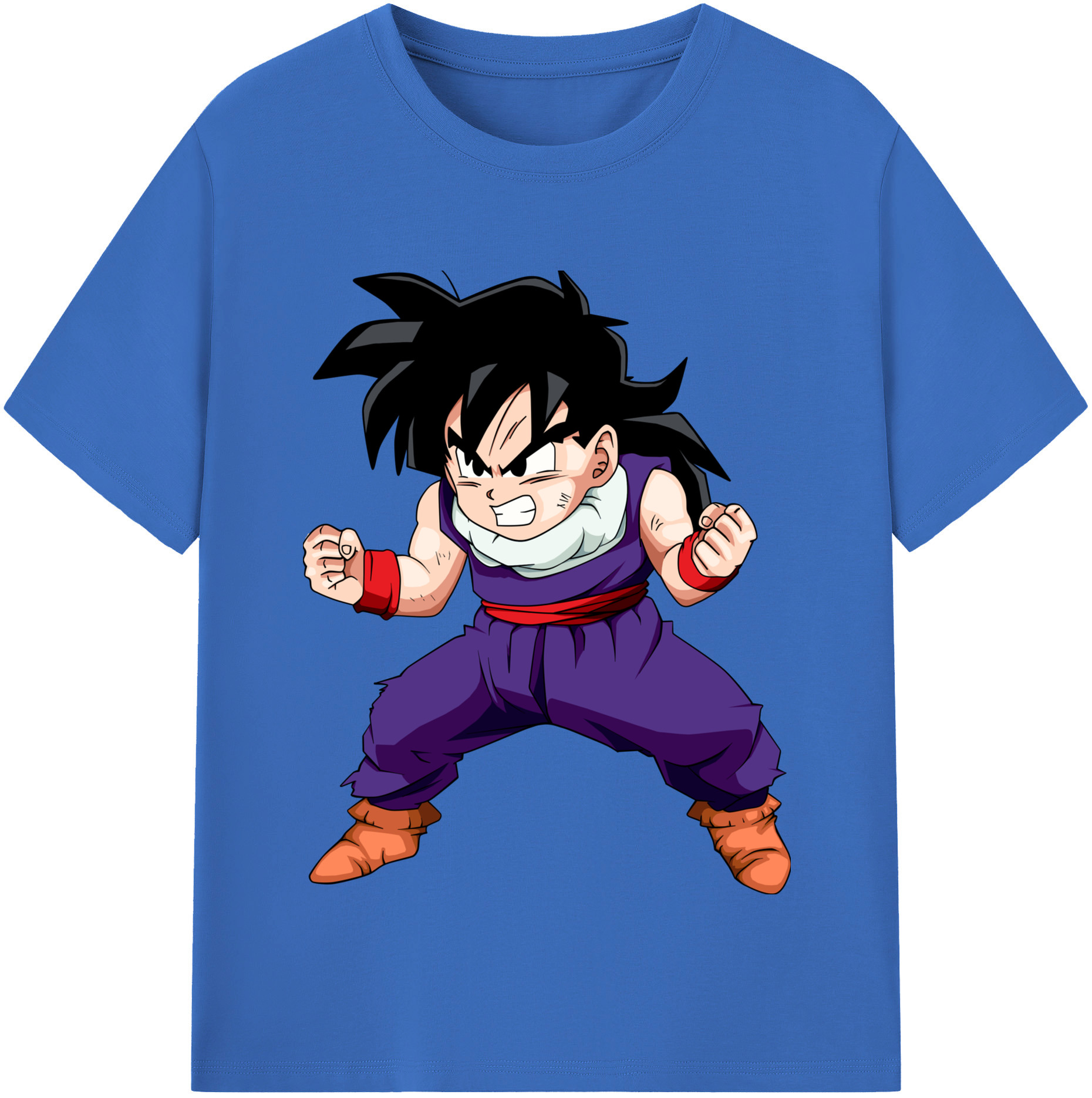 （画像用） ドラゴンボール 孫 悟飯（そんごはん）DRAGON BALL Son Gohan 綿100％半袖Tシャツ（フロントプリント）