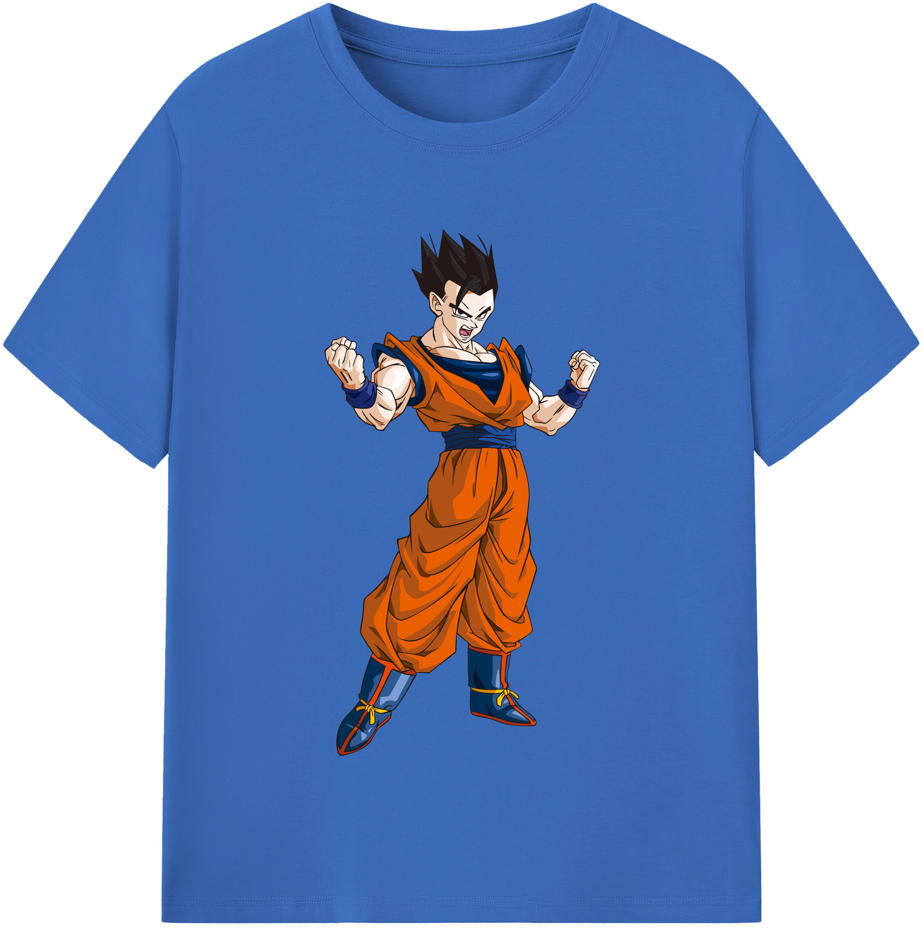 （画像用） ドラゴンボール 孫 悟飯（そんごはん）DRAGON BALL Son Gohan 綿100％半袖Tシャツ（フロントプリント）